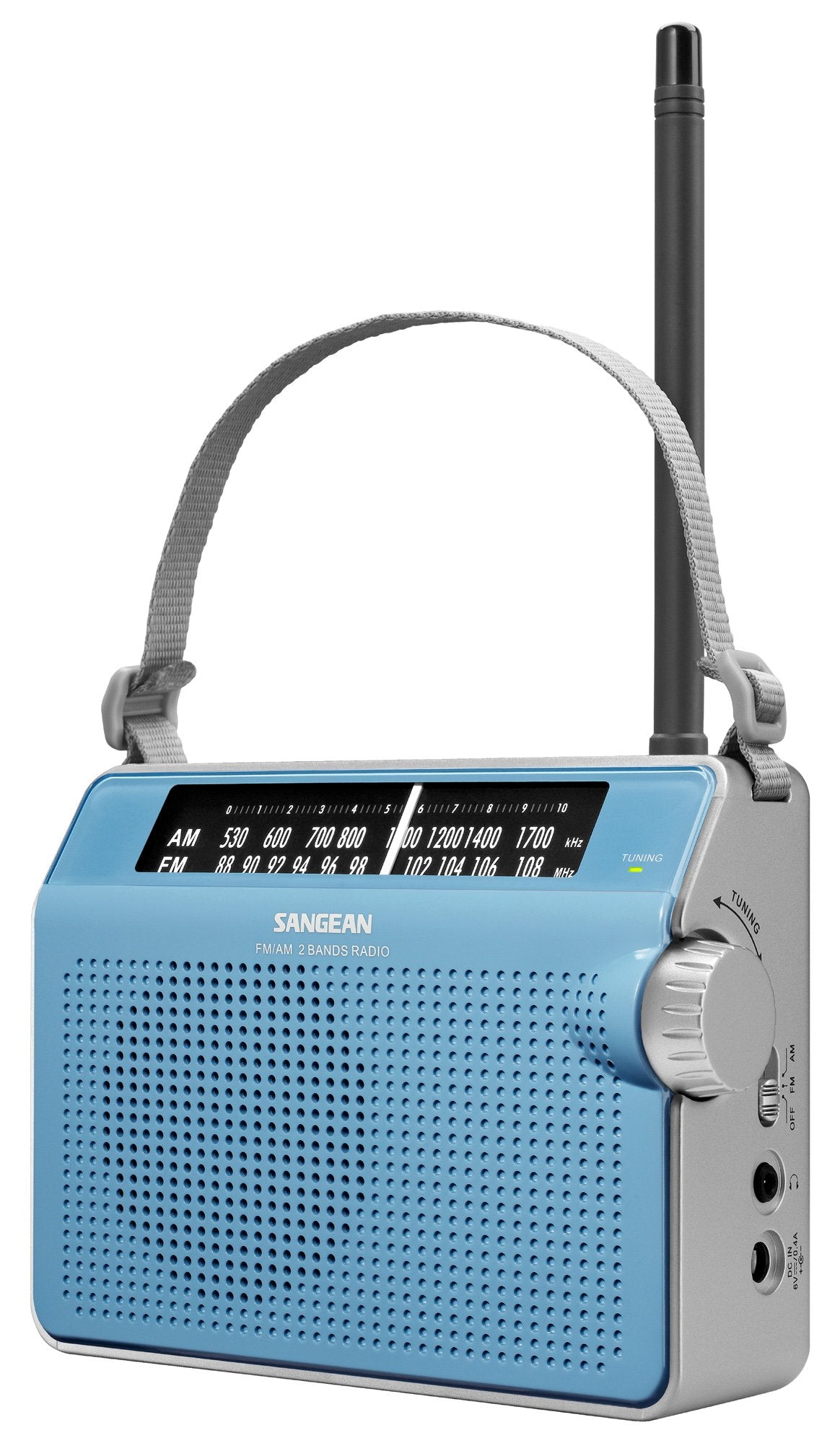 Sangean PR-D6BU Portable Radio AM/FM, Analog, Blue