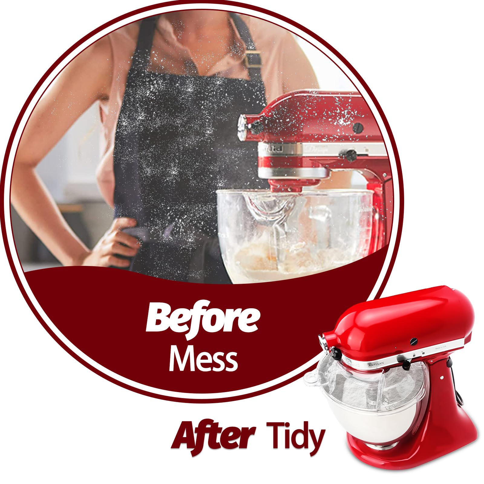 Pouring Shield For Kitchenaid Tilt Head 4.5 5Qt Stainless Steel (Only),Safety Pouring Shield,Splatter Guard For Kitchenaid Mixer