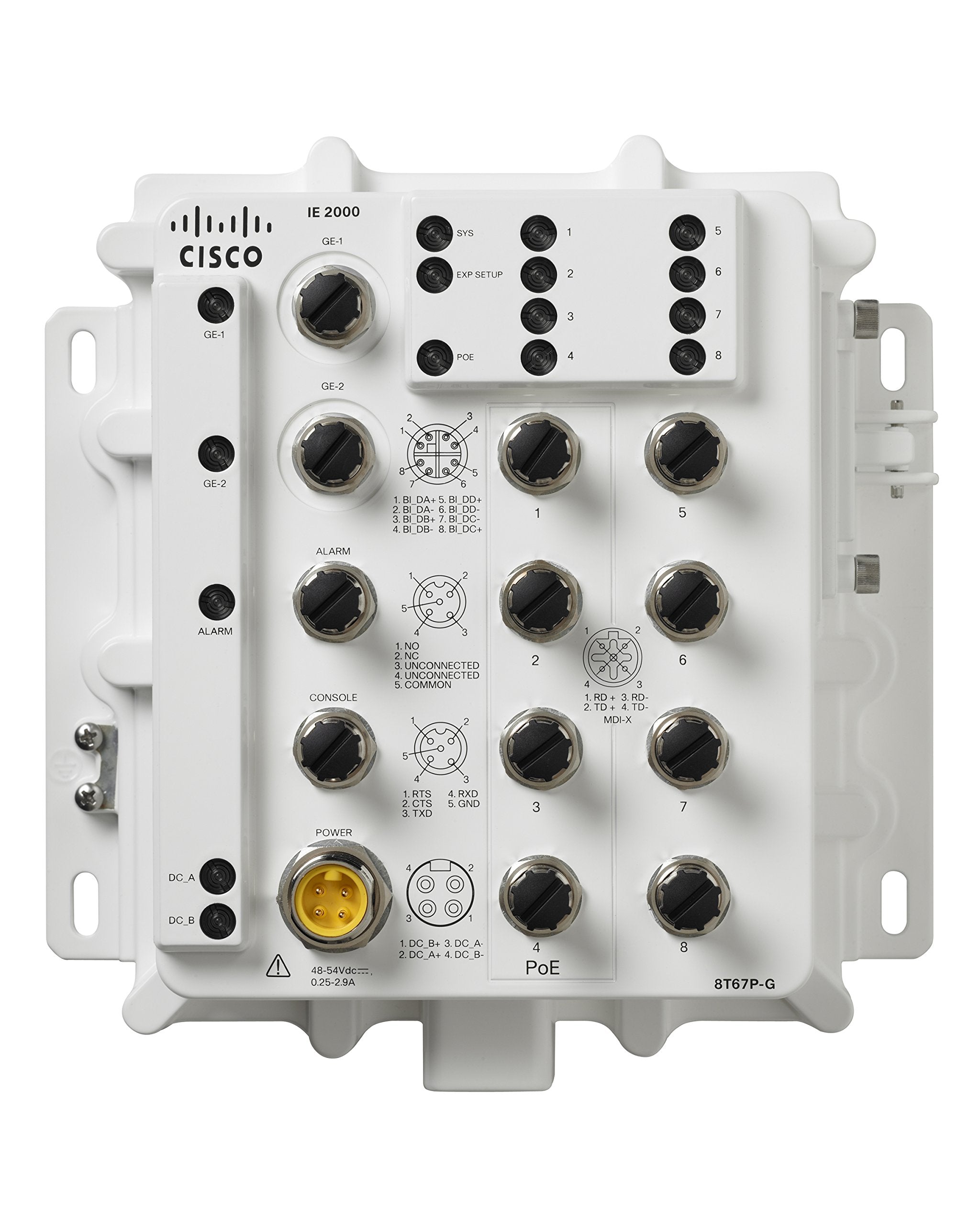 Ip67 Ie 8 10/100 Poe, 2 Ge,