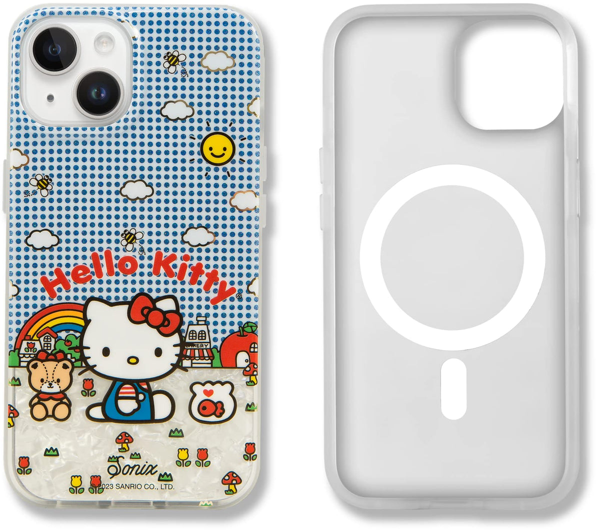 Sonix Case For Iphone 15 Plus, Iphone 14 Plus | Compatible With Magsafe | 10Ft Drop Tested | Good Morning Hello Kitty