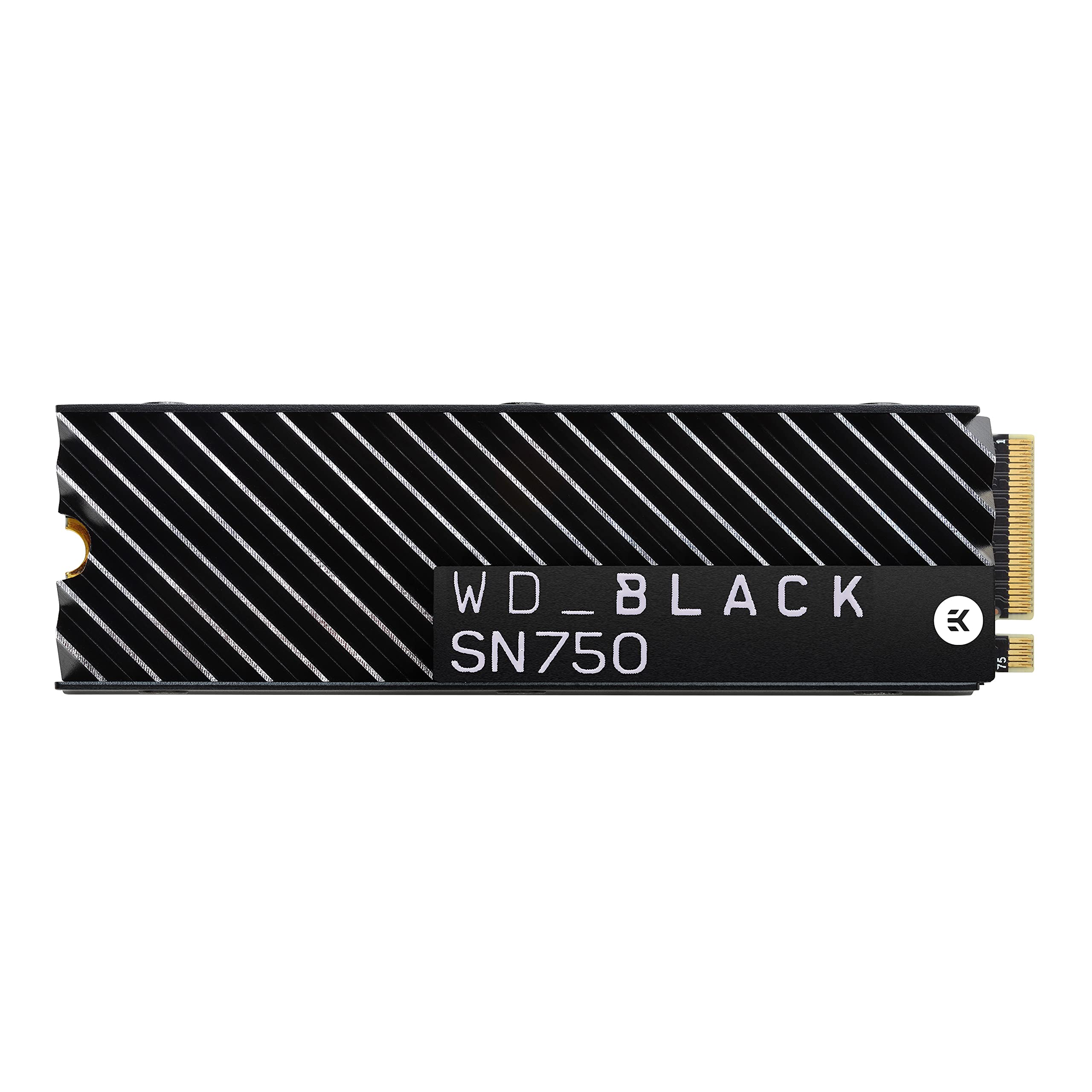Western Digital 2Tb Sn750 Nvme Internal Gaming Ssd Solid State Drive With Heatsink   Gen3 Pcie, M.2 2280, 3D Nand, Up To 3,400 M