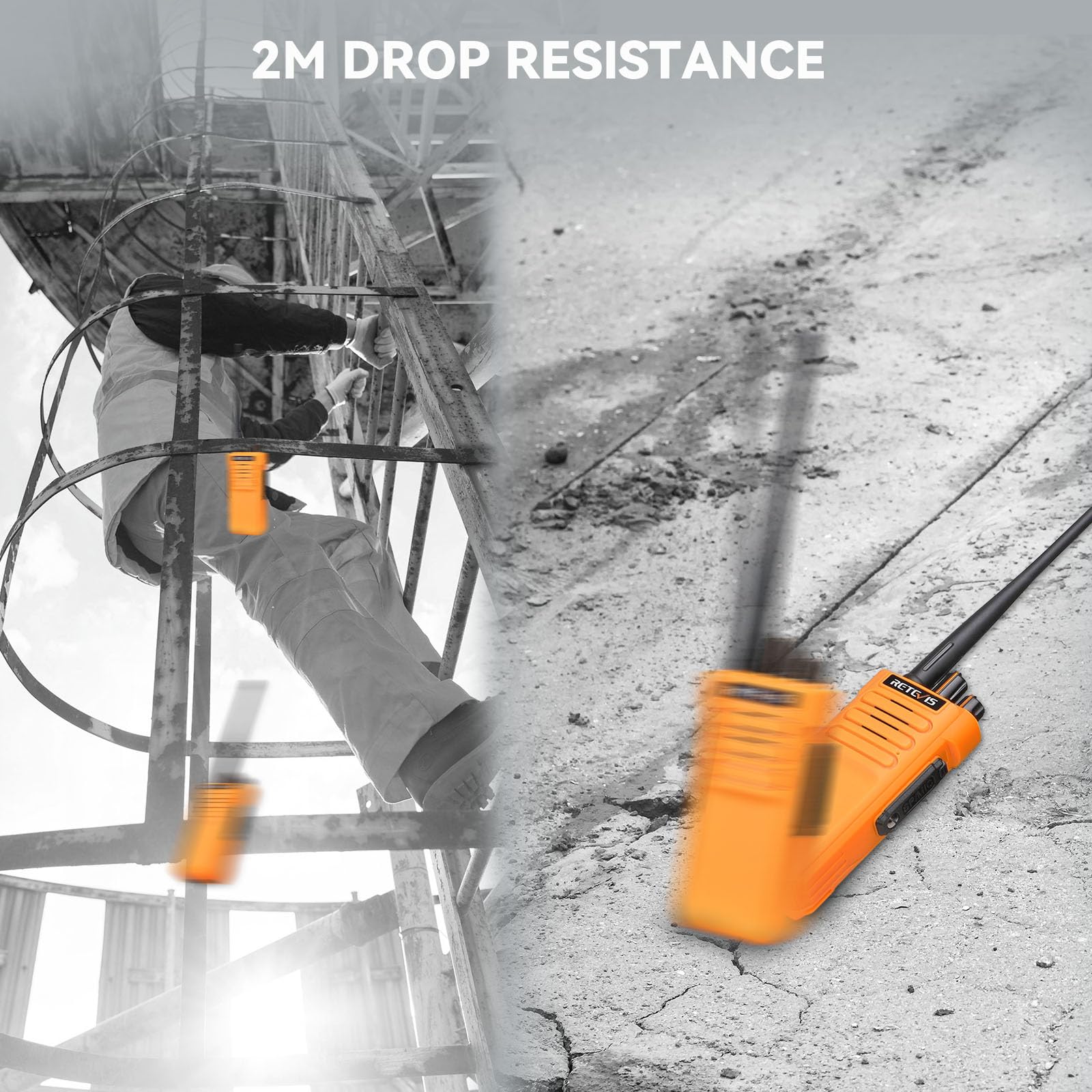 Retevis Rt29 Long Range Walkie Talkies, High Power 2 Way Radios With Charging Station, Two Way Radios Rechargeable, 3200Mah, For