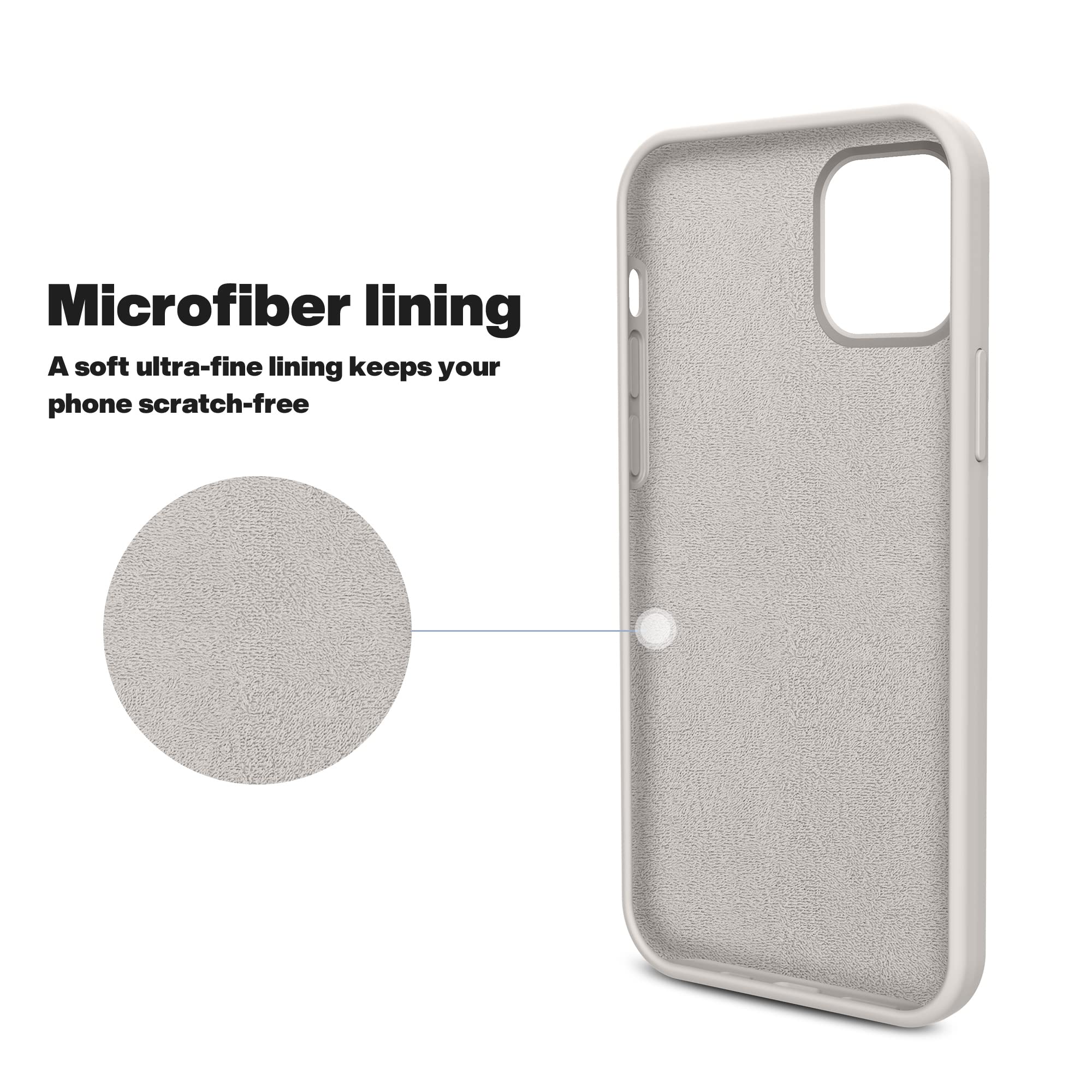 Otofly Compatible With Iphone 12 Pro Max Case 6.7 Inch(2020),[Silky And Soft Touch Series] Premium Soft Liquid Silicone Rubber F