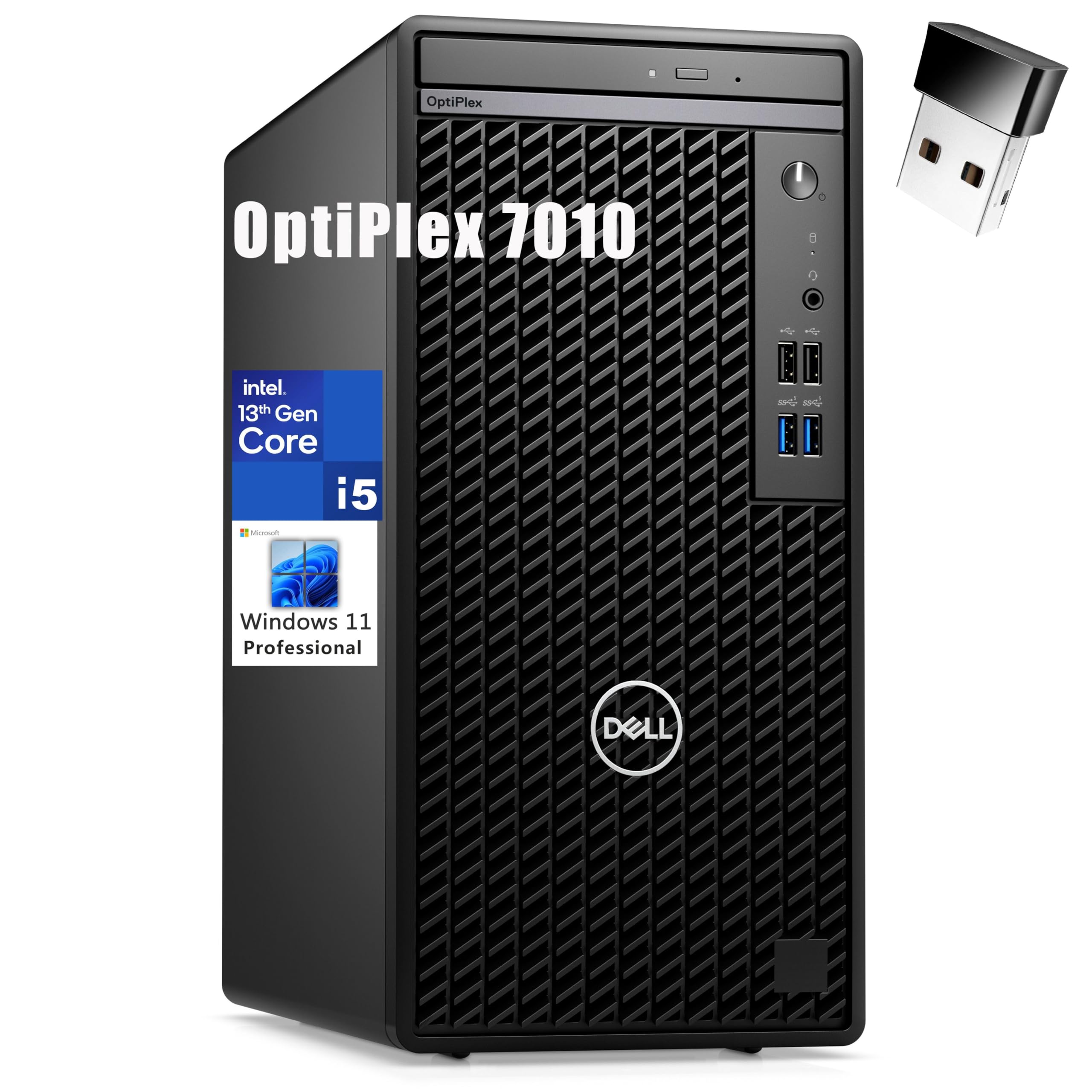 Dell Optiplex 7010 Tower Business Desktop Computer, 13Th Gen Intel 14 Core I5 13500 (Beat I7 12700), 64Gb Ddr4 Ram, 2Tb Pcie Ssd