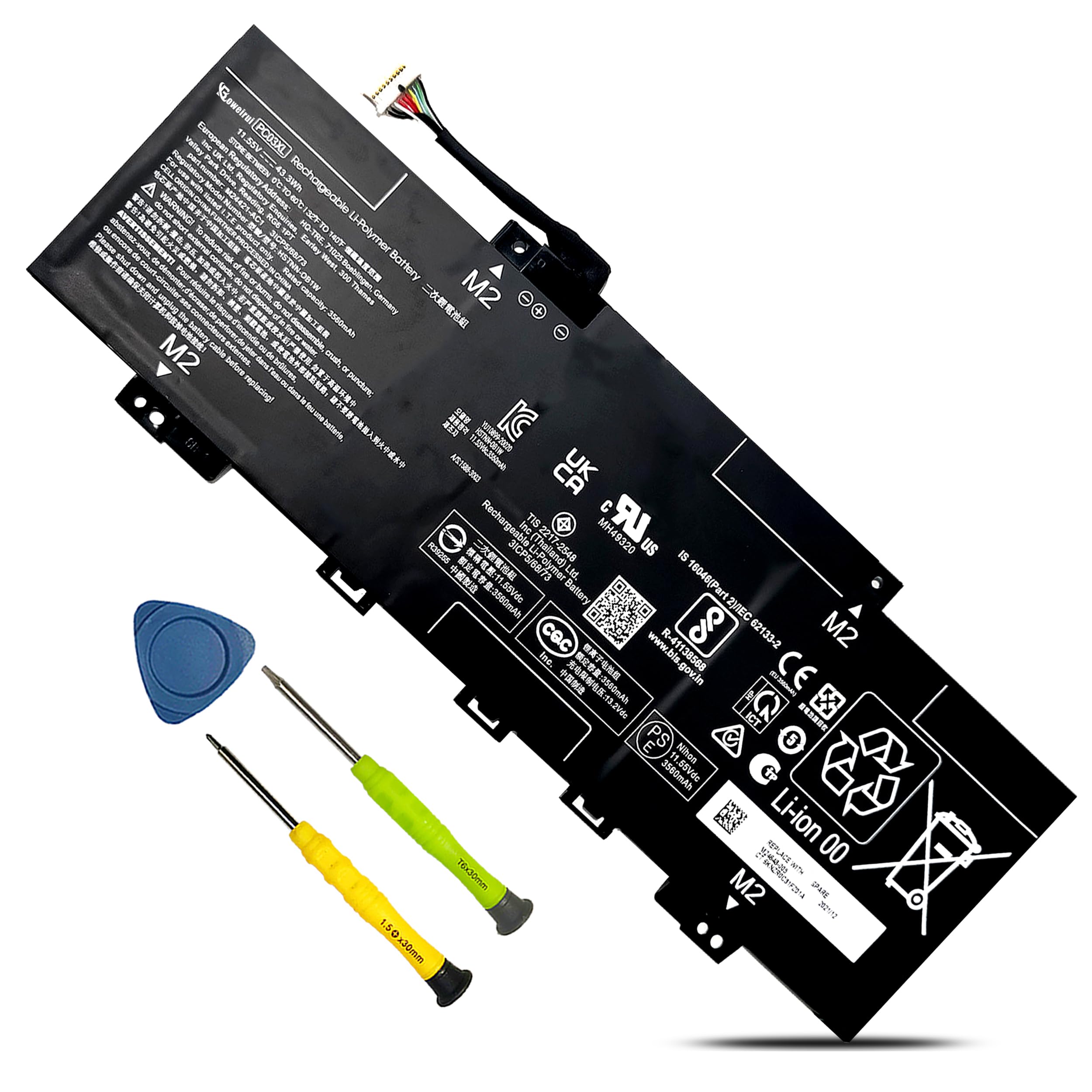 Pc03Xl M24648 005 Battery For Hp Pavilion X360 14 15 14 Dy 14 Ba 14 Cd 14 Dw 15 Er Series Pavilion Aero 13 Be Pavilion X360 Conv
