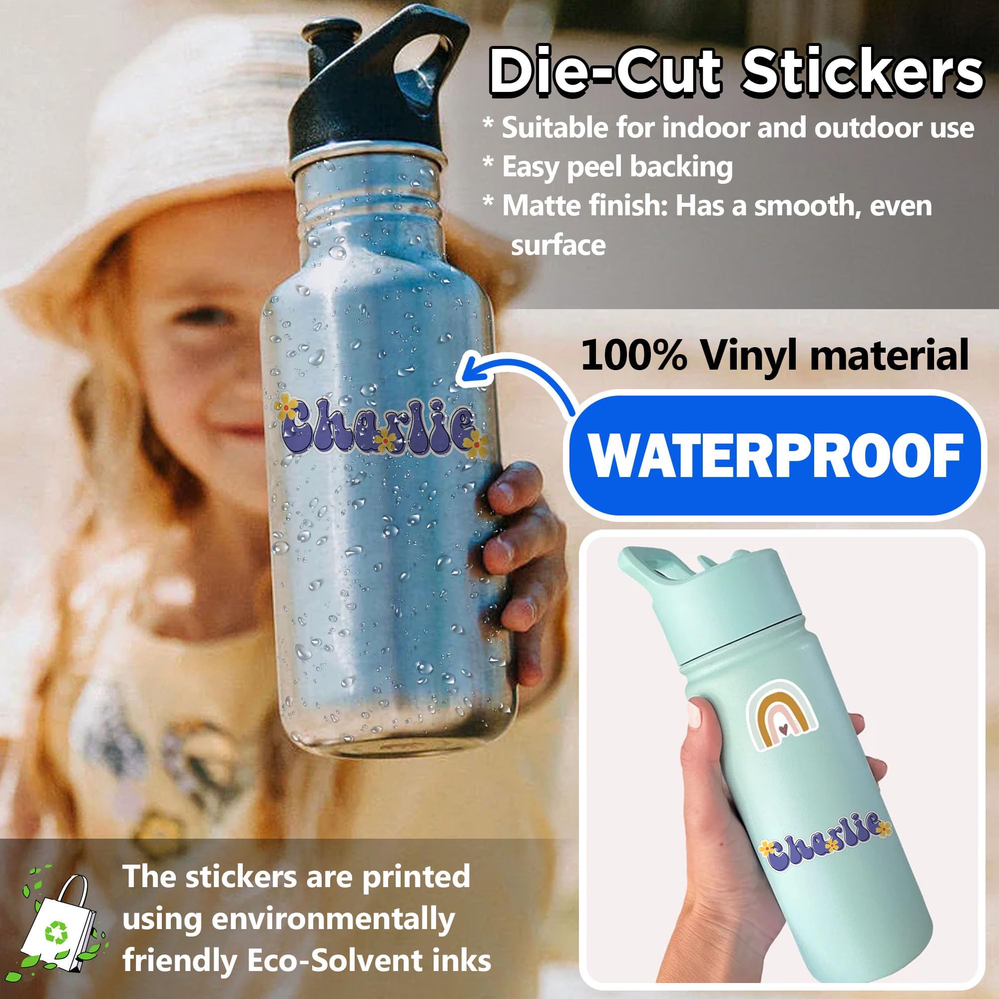 Personalized Custom Retro Your Name Sticker Name Retro Custom Sticker Personalized Name Sticker Custome Text Stickers Funny For