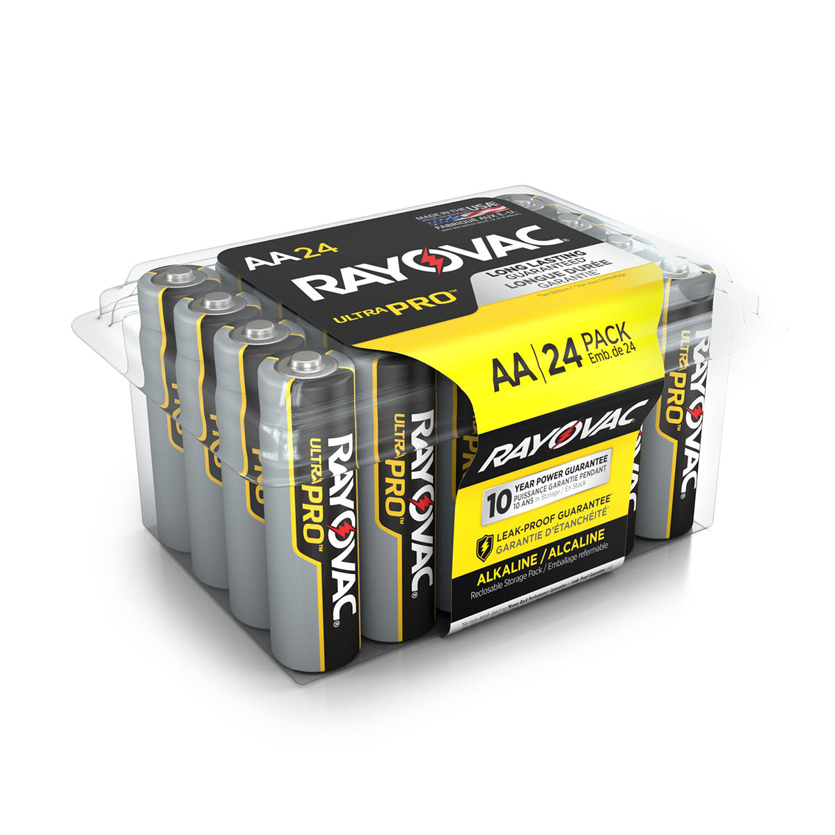 Rayovac Aa Batteries, Ultra Pro Double A Battery Alkaline, 24 Count