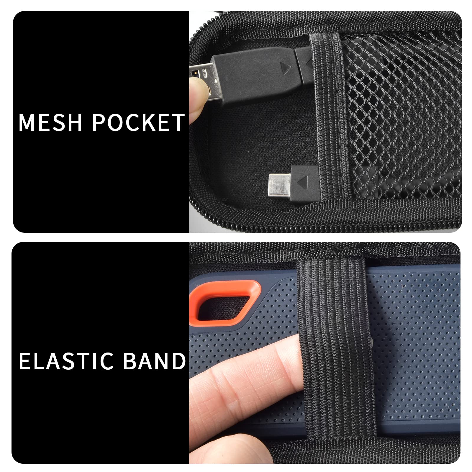 Case Compatible With Sandisk 1Tb 2Tb 500Gb Extreme Portable Ssd, Fits For Sandisk Pro External Solid State Drive, Hard Drive Sto