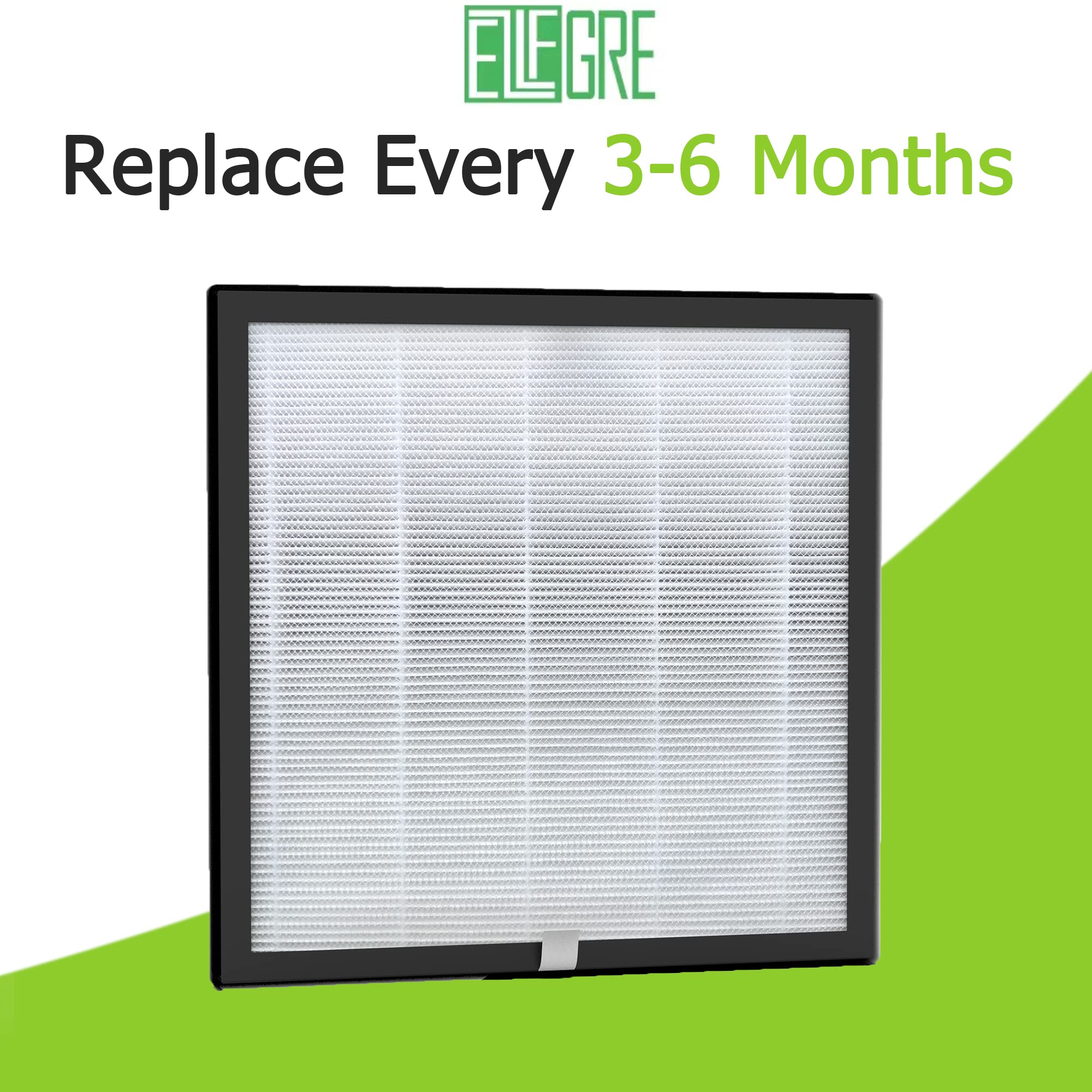 Ezlfgre A3 Replacement Filter, Fit For Vewior A3 Air Purifier, 3 In 1 H13 True Hepa, 2 Pack