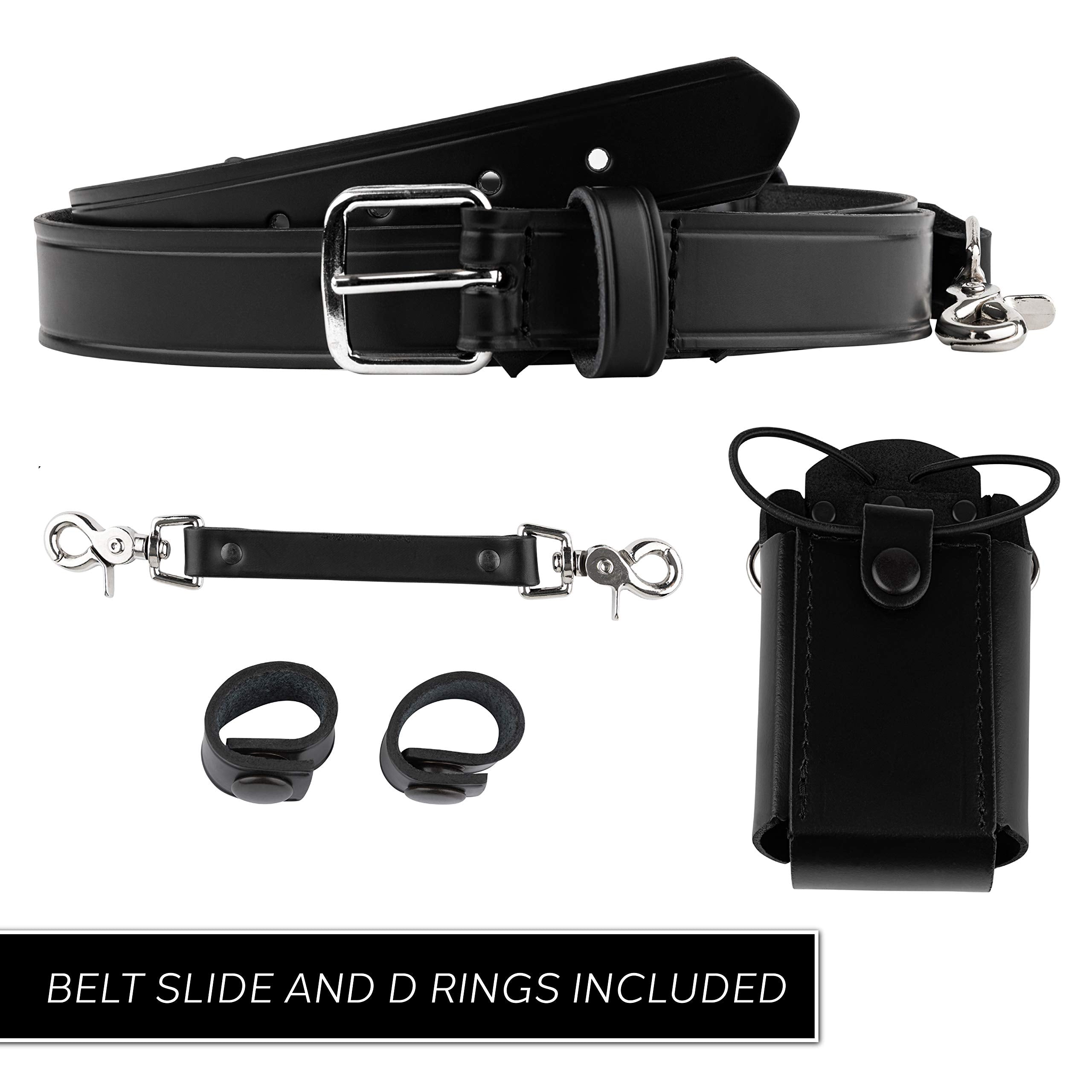 Firefighter Bundle  Anti Sway Strap For Radio Strap, Radio Strap/Belt, Firefighter'S Radio Holder Improved With Metal Rivets