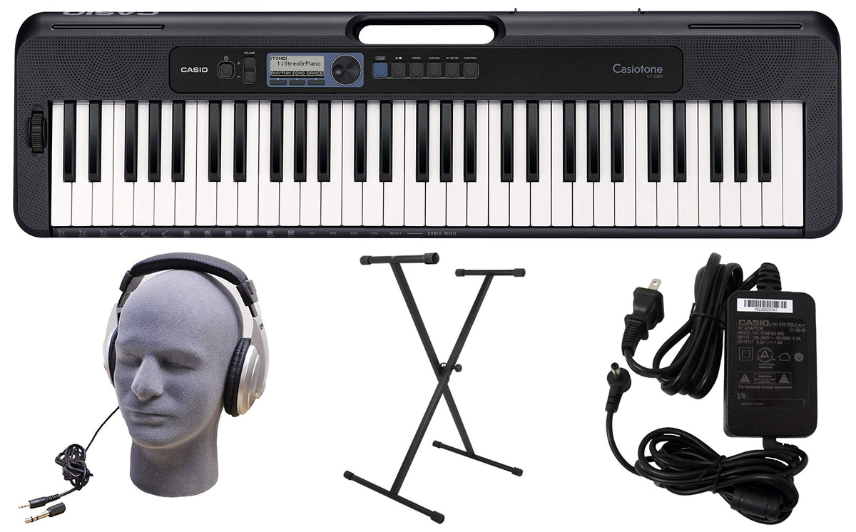 Casio Ct S300 61 Key Premium Keyboard Pack With Stand, Headphones & Power Supply (Cas Cts300 Ppk)