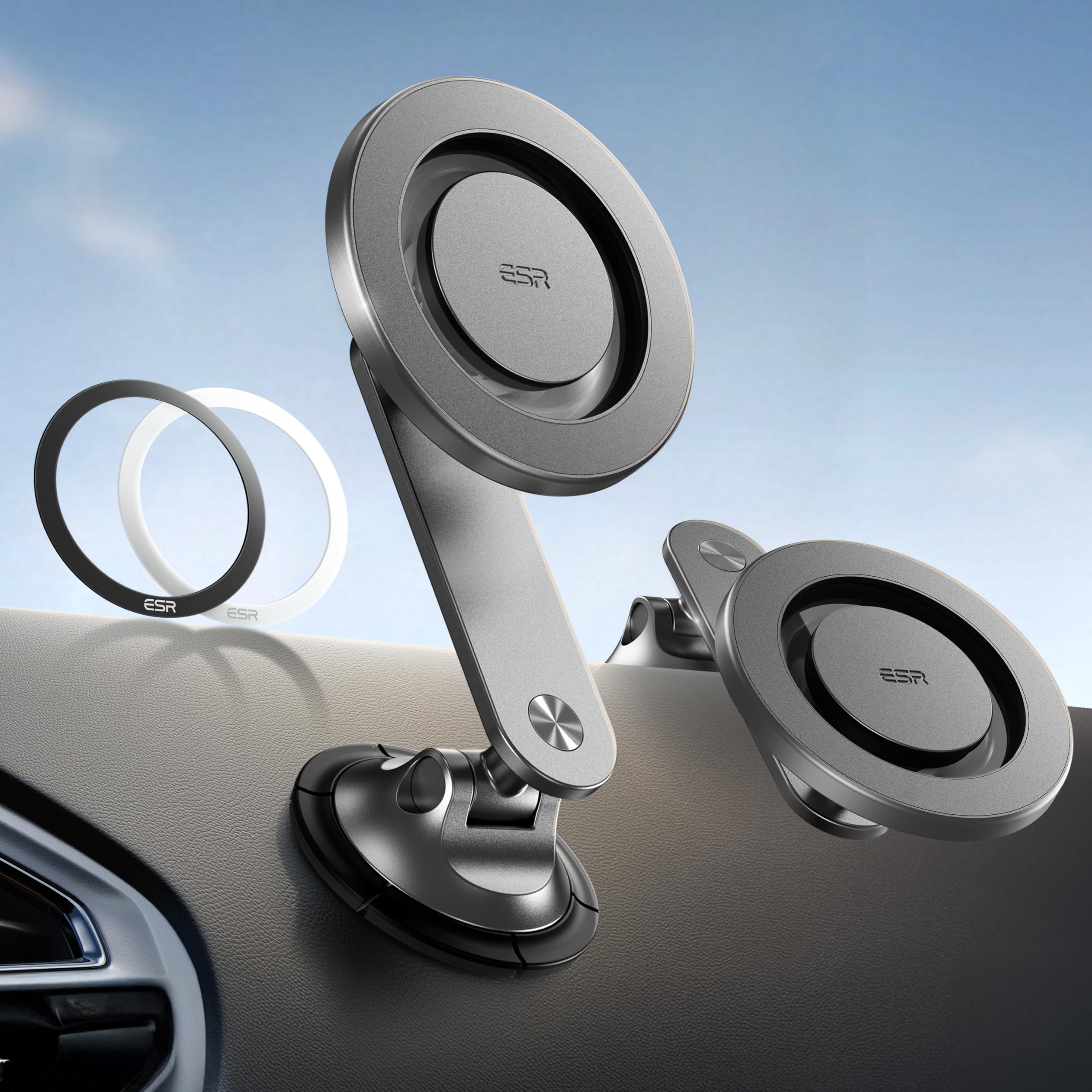 Esr For Magsafe Car Mount, Dashboard Magnetic Phone Holder For Car, 360 Rotation,Car Phone Holder Mount For Iphone 16/16E/15/14/