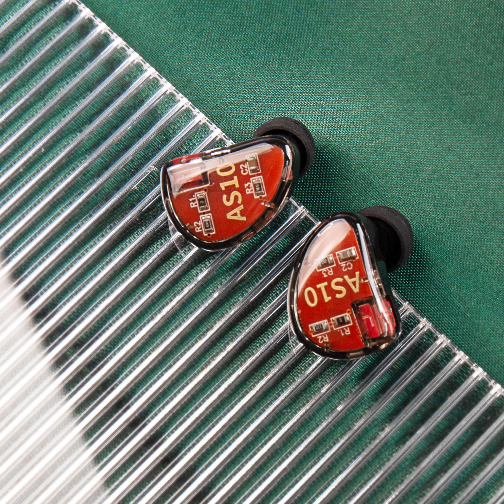 Kz As10 Pure 5 Balanced Armature 5Ba Earphone, Musician In Ear Monitor Headphone High Fidelity Hifi Headset (With Microphone, Black)�