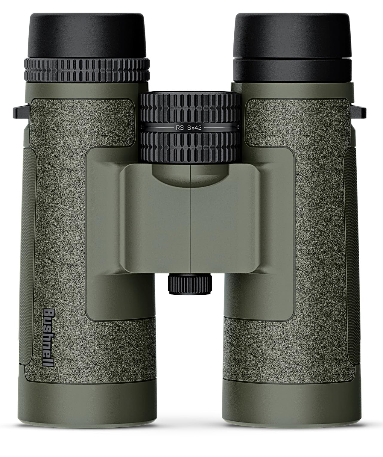 Bushnell R3 8X42 Binoculars With Vault Lite Bino Chest Harness, Hd Optical System, Fully Multi-Coated Lenses, Exo Barrier, Ipx7