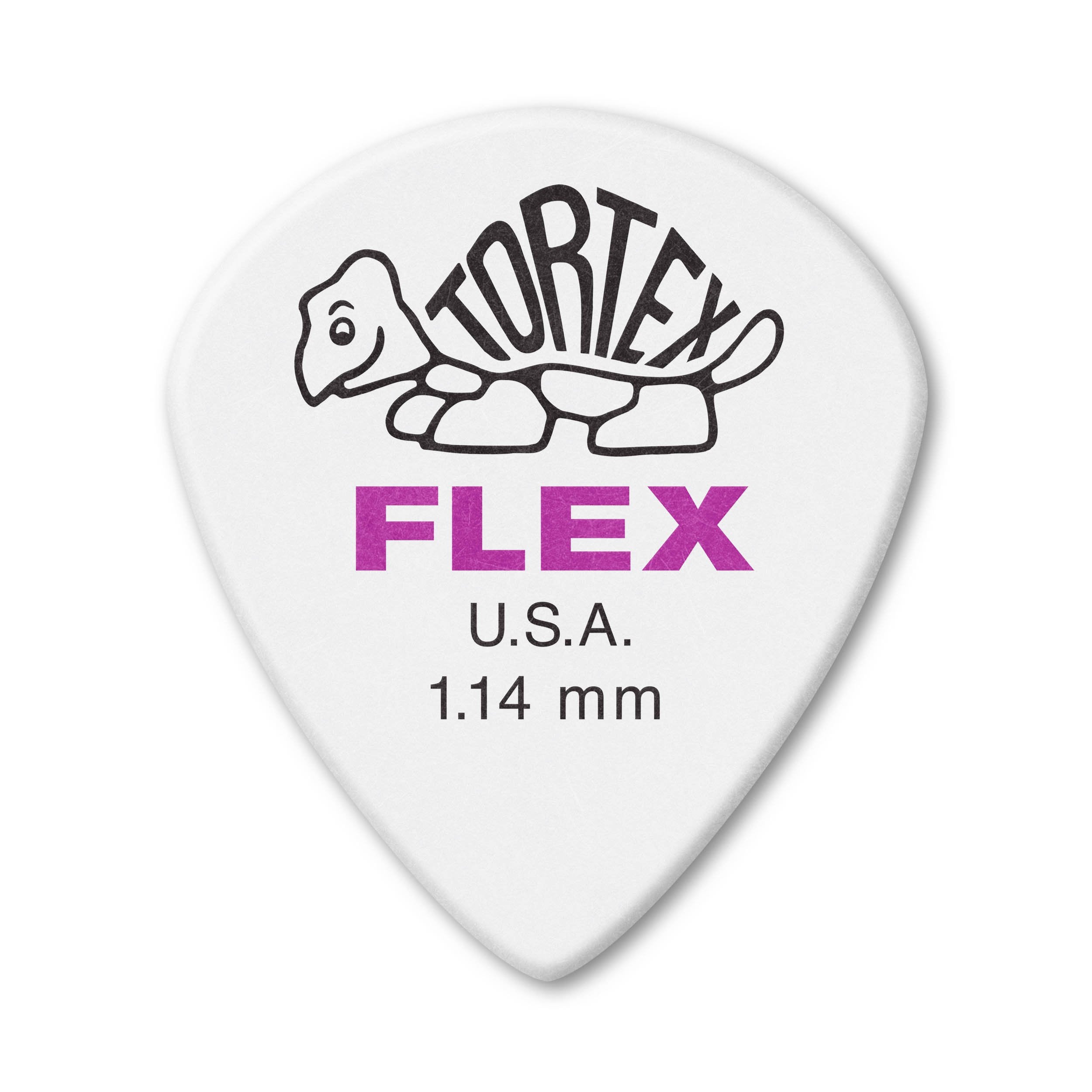 Jim Dunlop Tortex Flex Jazz III XL 1.14mm 72 Pack Guitar Picks (466R1.14)