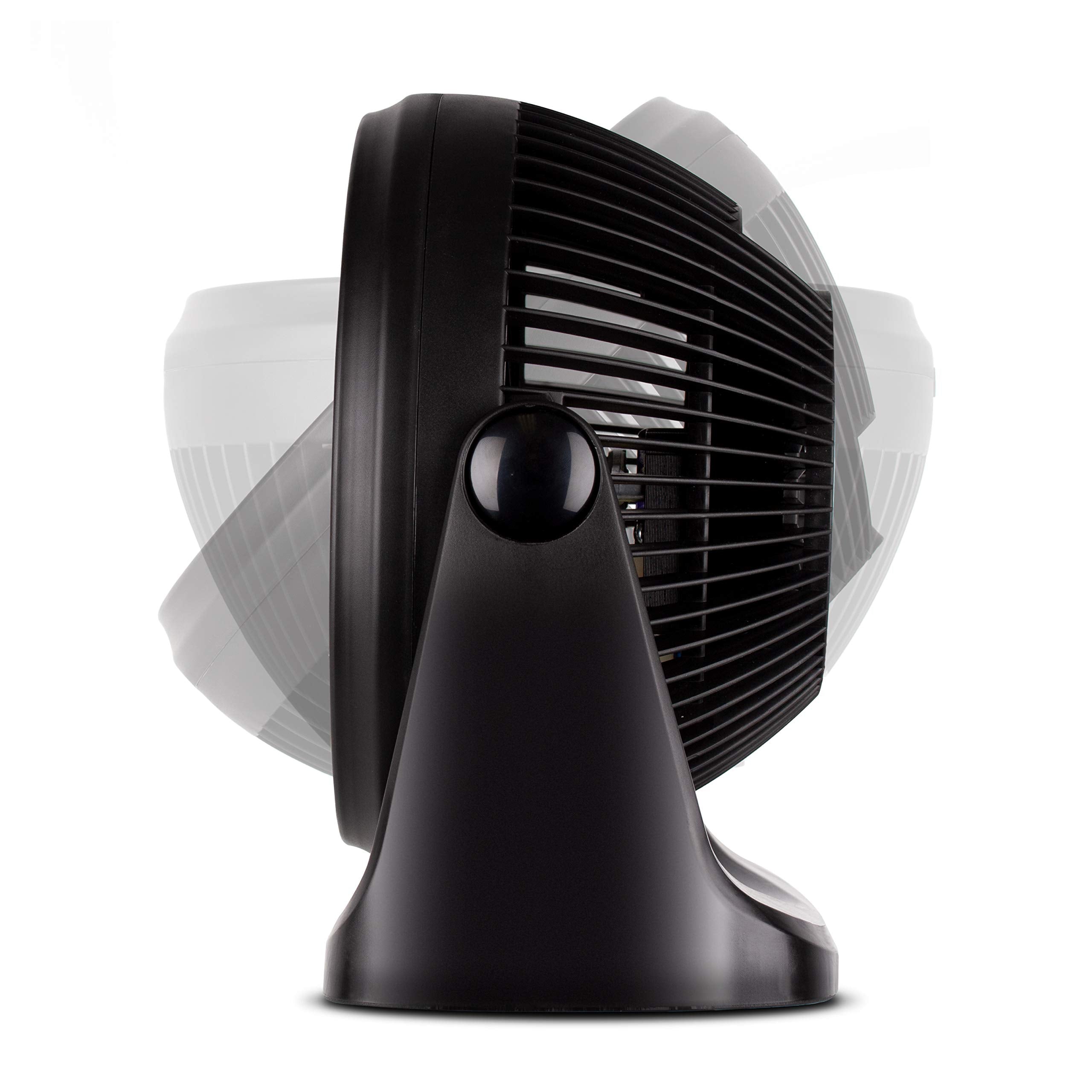 Black+Decker Turbo Desk Fan   Electric Portable 7 Inch Table Fan With Adjustable Tilt For Quiet Cooling, Black