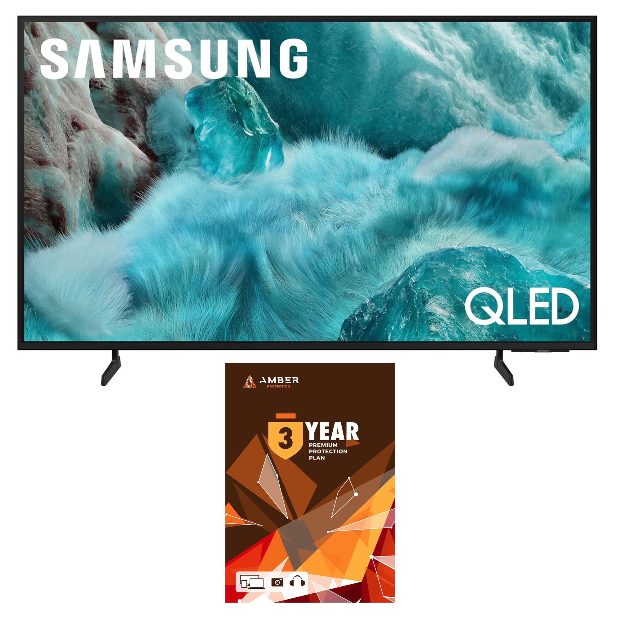 Samsung QN50Q7FAAFXZA 50 Inch QLED Q7F 4K Vision AI Smart TV with a 3 Year Amber Protection Plan (2025)