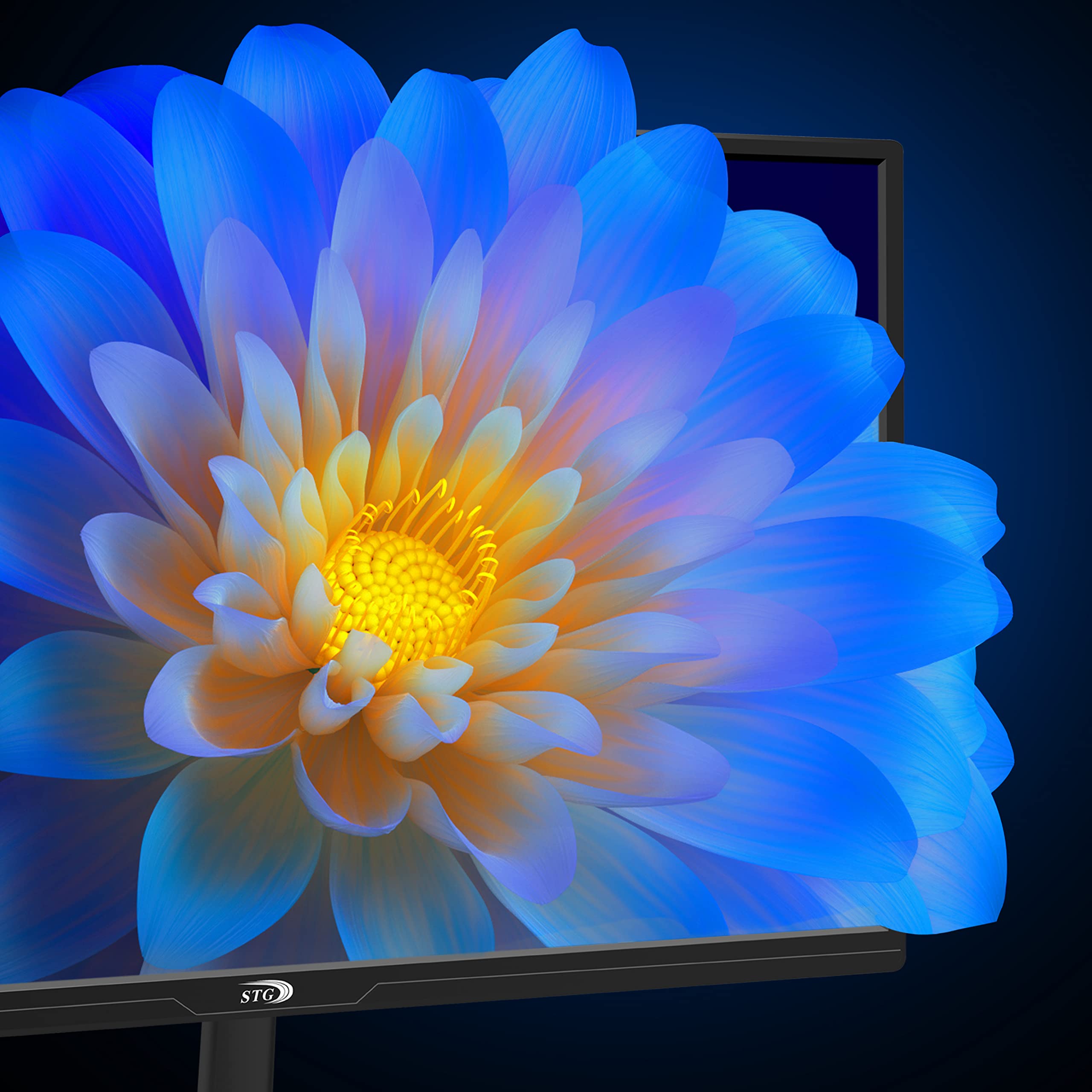 Stgaubron 24 Inch Gaming Computer Monitor, Fhd 1920 X 1080P Office Pc Led Display, 99% Srgb, Hdmi, Vga, Ergonomic Tilt Adjustmen