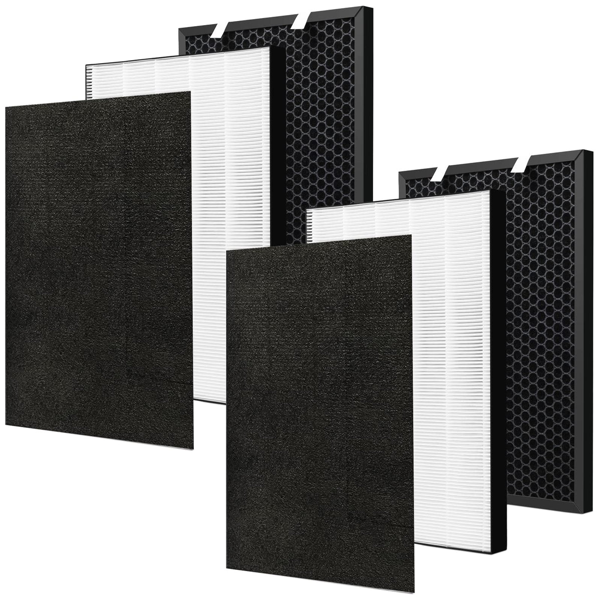 2 Sets Air220 Air320 Filter Replacement Compatible With Bissell Air320 Air220 2768A 2609A Air Purifier, Include True Hepa Filter