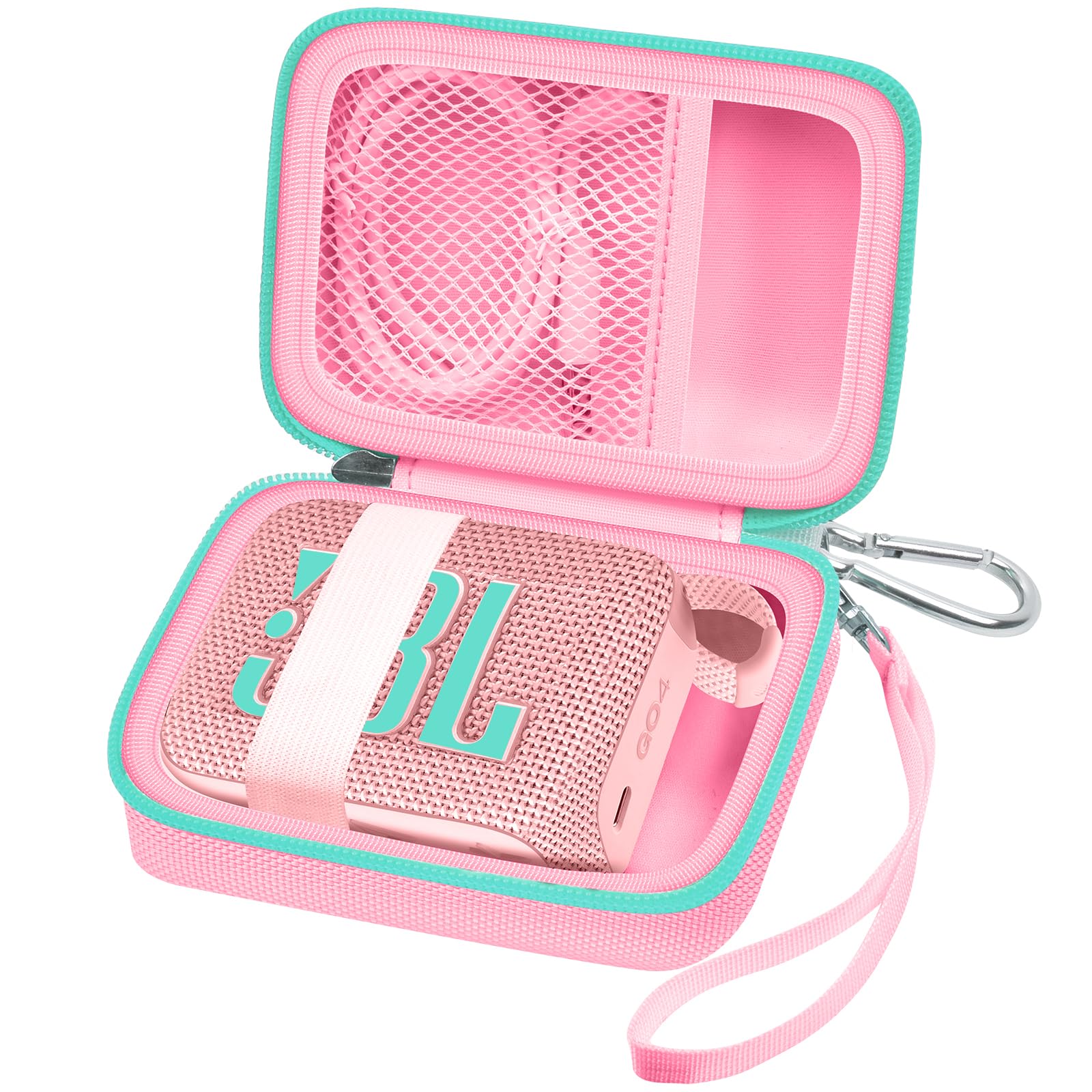 Carrying Case Compatible with JBL Go 4 - Portable Bluetooth Speaker Box Pro Sound, Also for Go 3/Go3 Eco/Go2 Waterproof Mini Wir