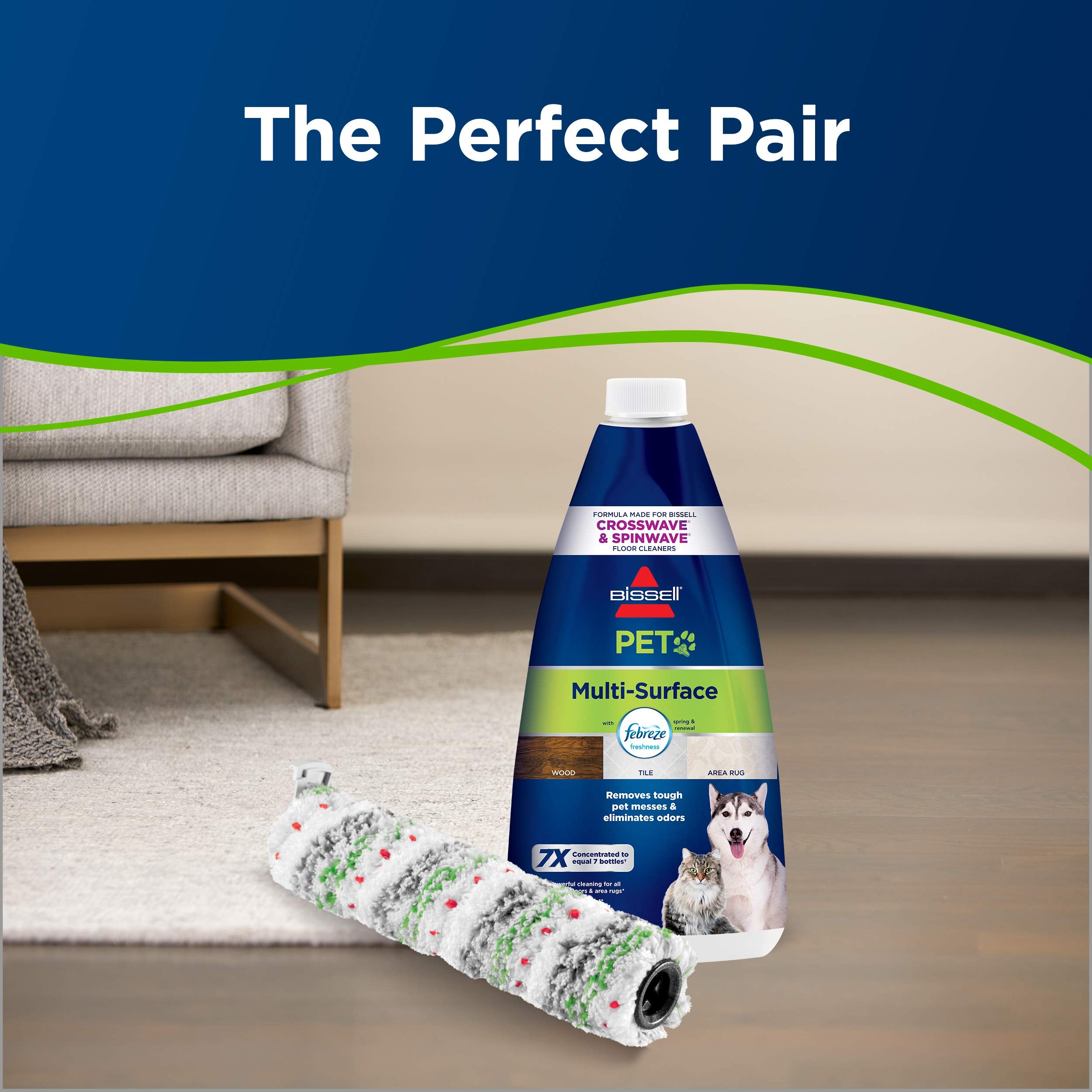 Bissell Multi Surface Pet Brush Roll   Crosswave Cordless Max, New Genuine Oem Part, 2788