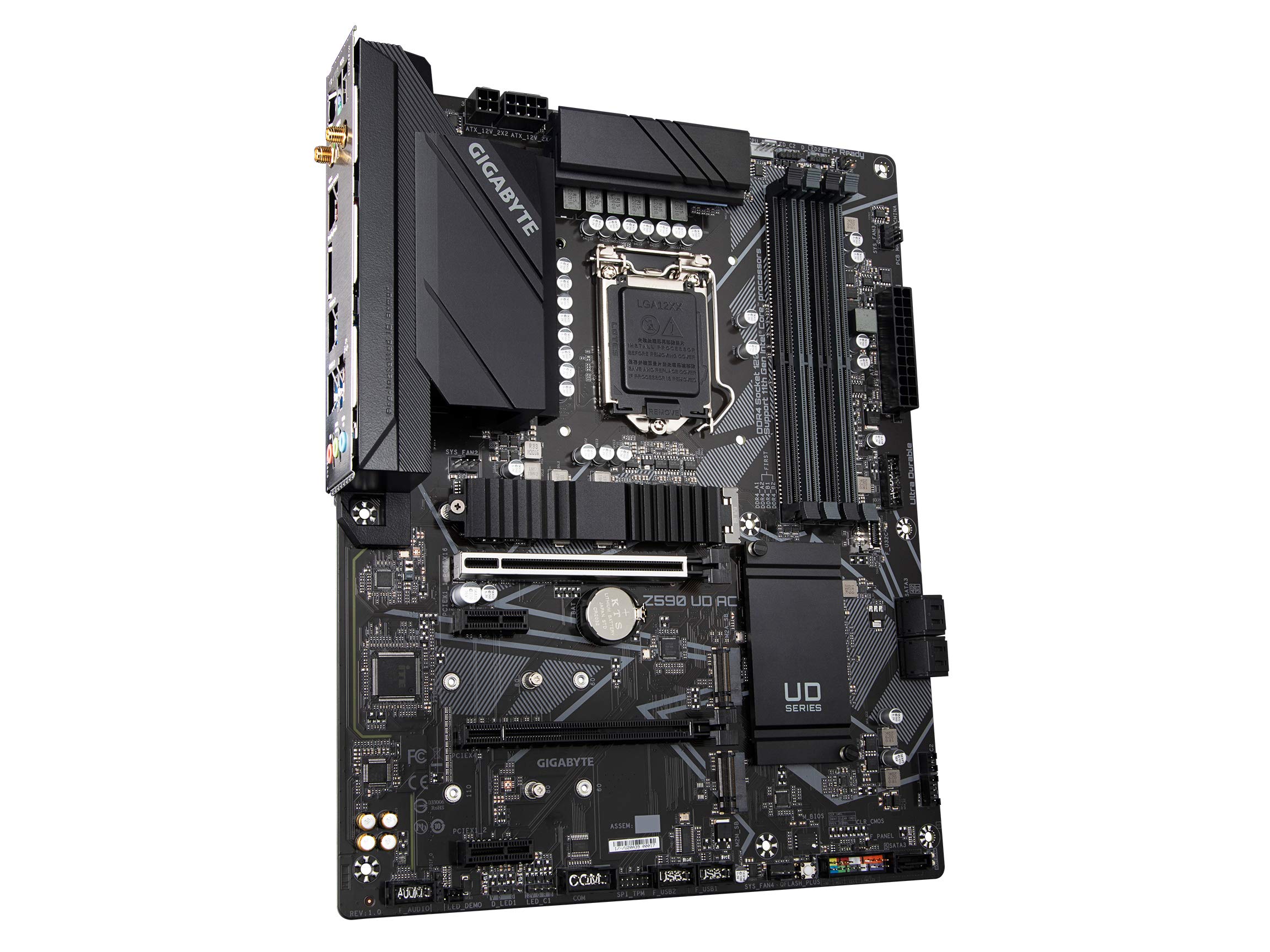 Gigabyte Z590 Ud Ac (Lga 1200/ Intel Z590/ Atx/Triple M.2/ Pcie 4.0/ Usb 3.2 Gen 2/ Intel Wireless Ac/ 2.5Gbe Lan/Motherboard)