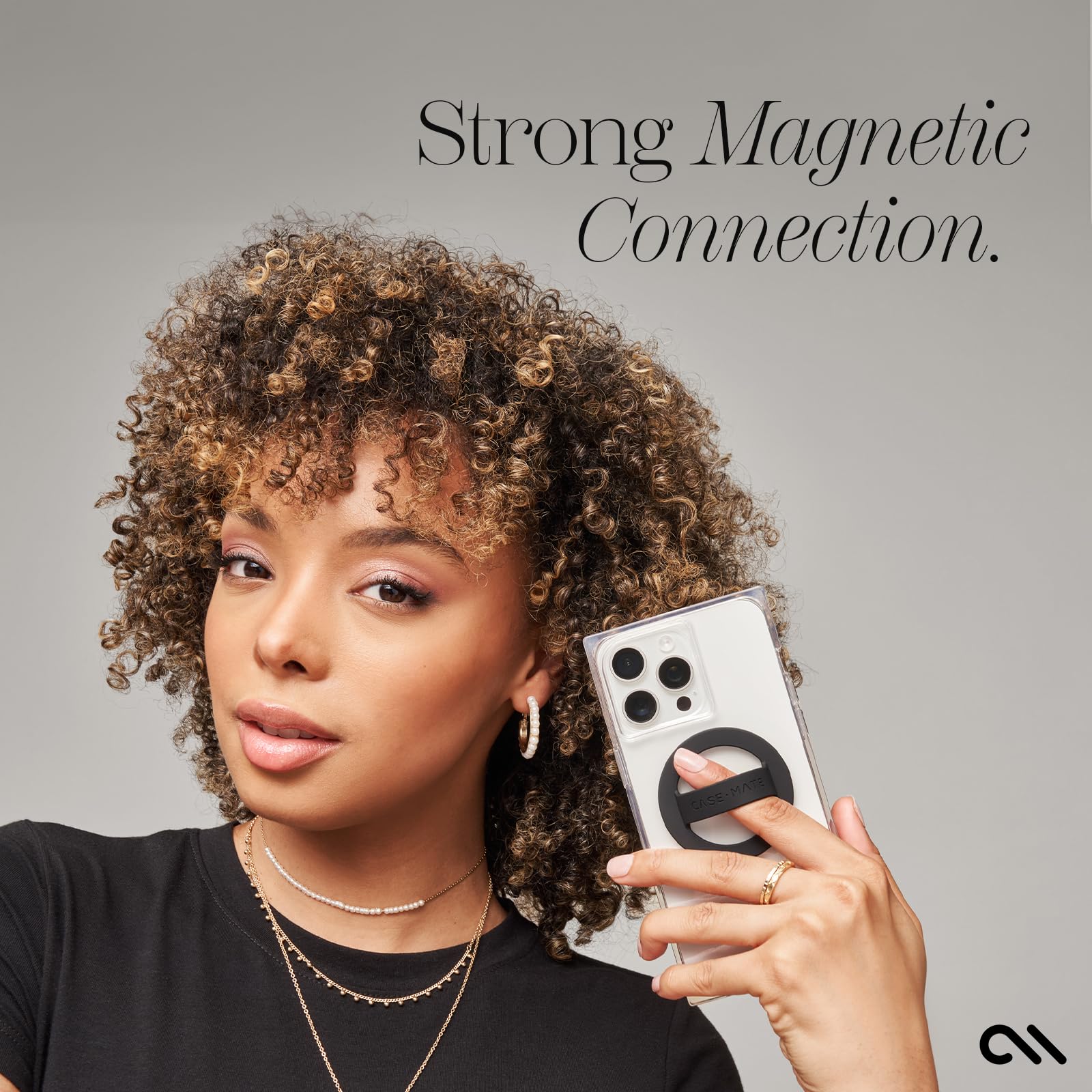 Case Mate Magnetic Phone Grip Magsafe Loop Grip | Detachable Phone Grip Phone Holder For Hand | Ultra Thin Collapsible Soft Mags
