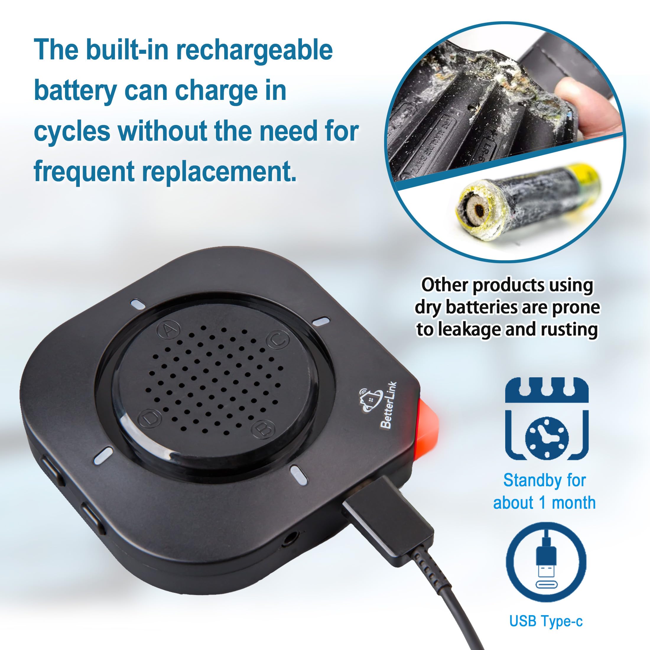 Supplemental Solar Driveway Alarm Receiver (Receiver Only)