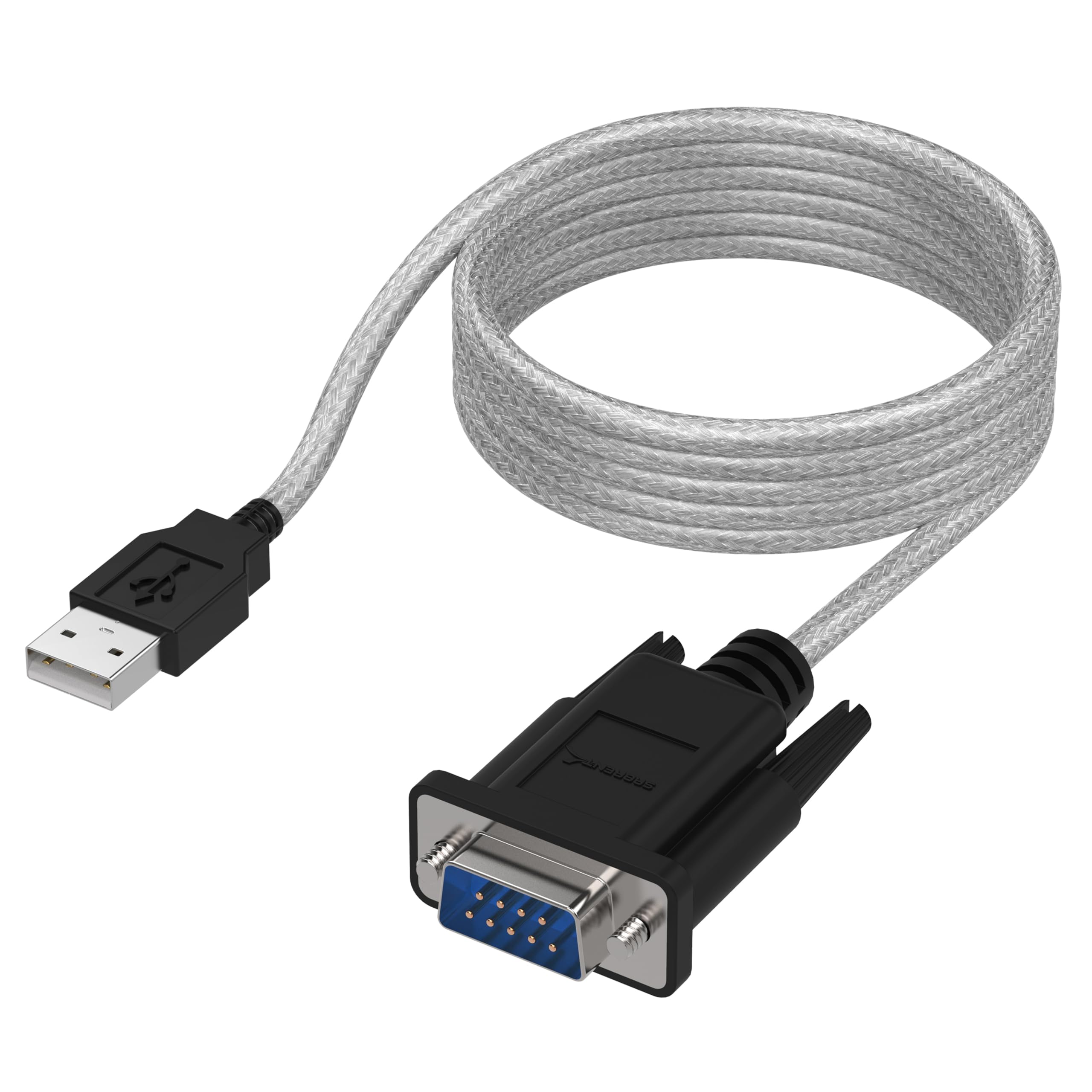 Sabrent 6 Ft Usb To Rs 232 Db9 Serial 9 Pin Adapter (Prolific Pl2303) (Sbt Usc6K)