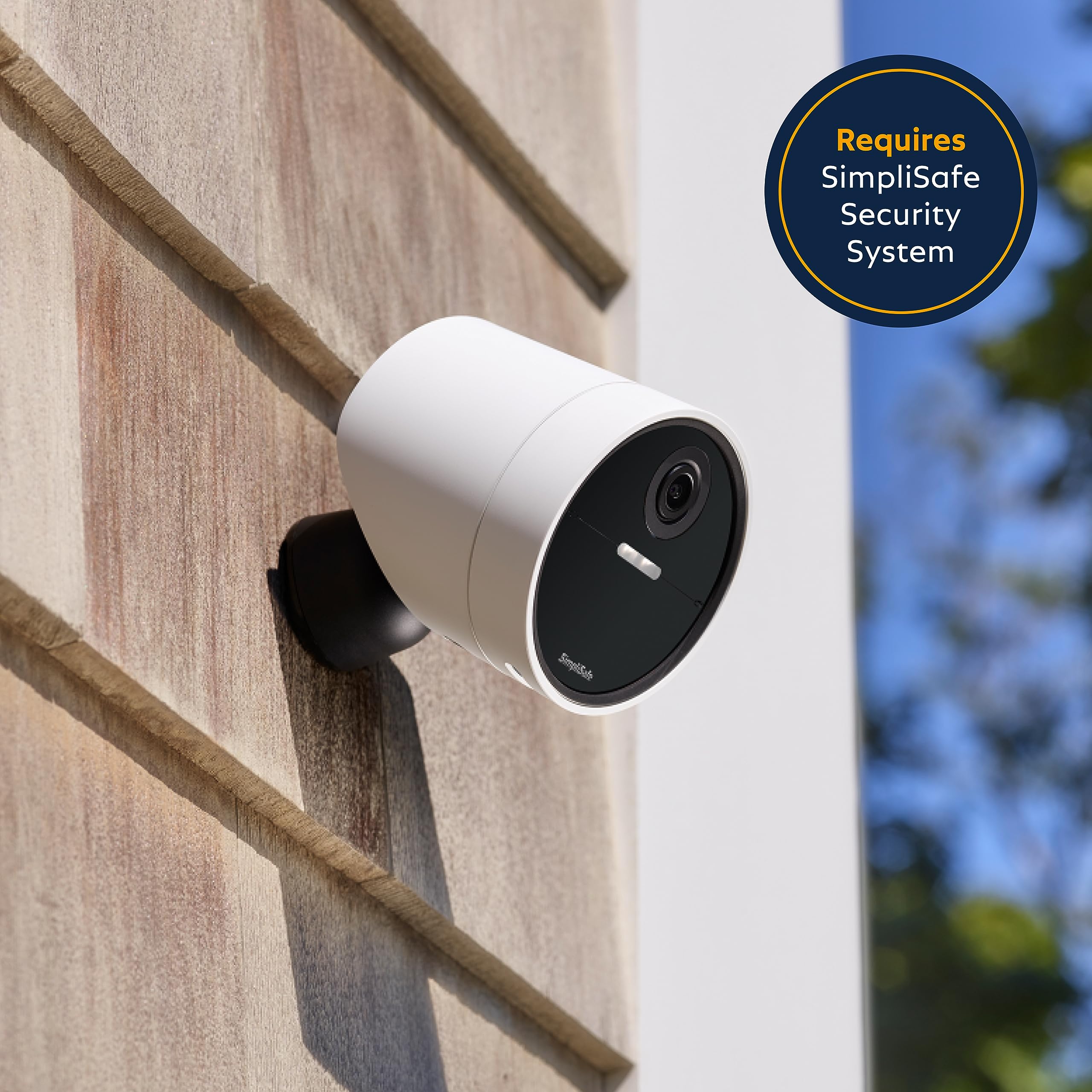 Simplisafe Solar Panel For Outdoor Security Camera,White