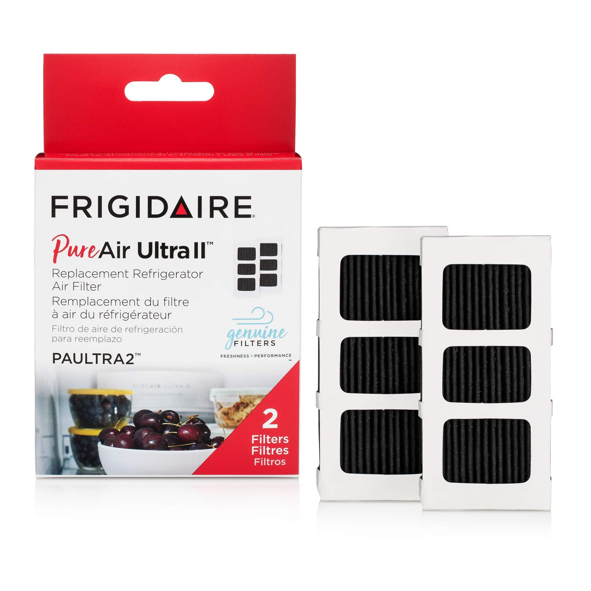 Frigidaire Paultraii2Pk Pureair Ultra Ii 2 Pack Air Filter, 2 Count (Pack Of 1)