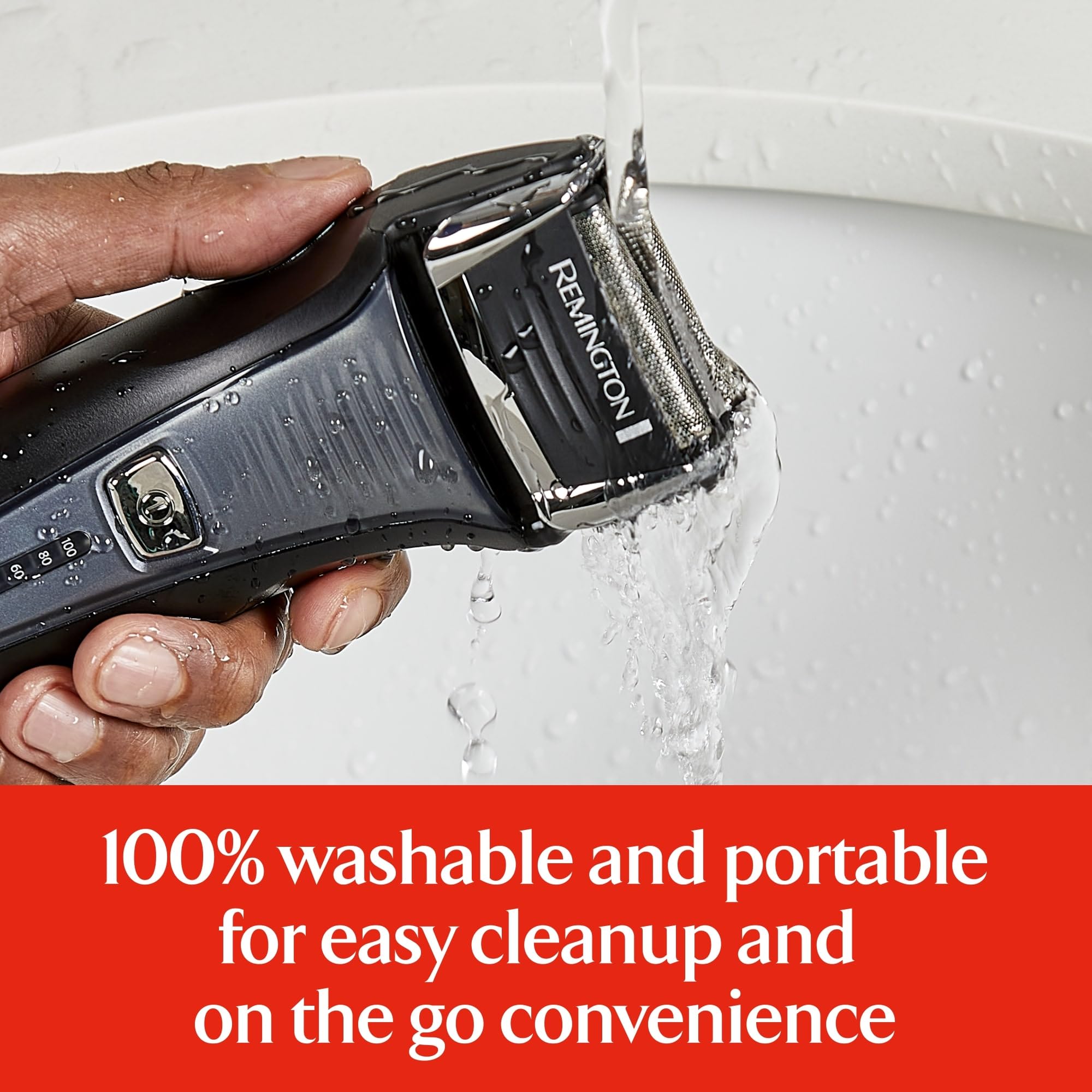 Remington F5 Foil Shaver - Electric Razor for Men, Cordless, Lightweight, Model F5-5800B, Black, Rechargeable with Pop Up Trimmer