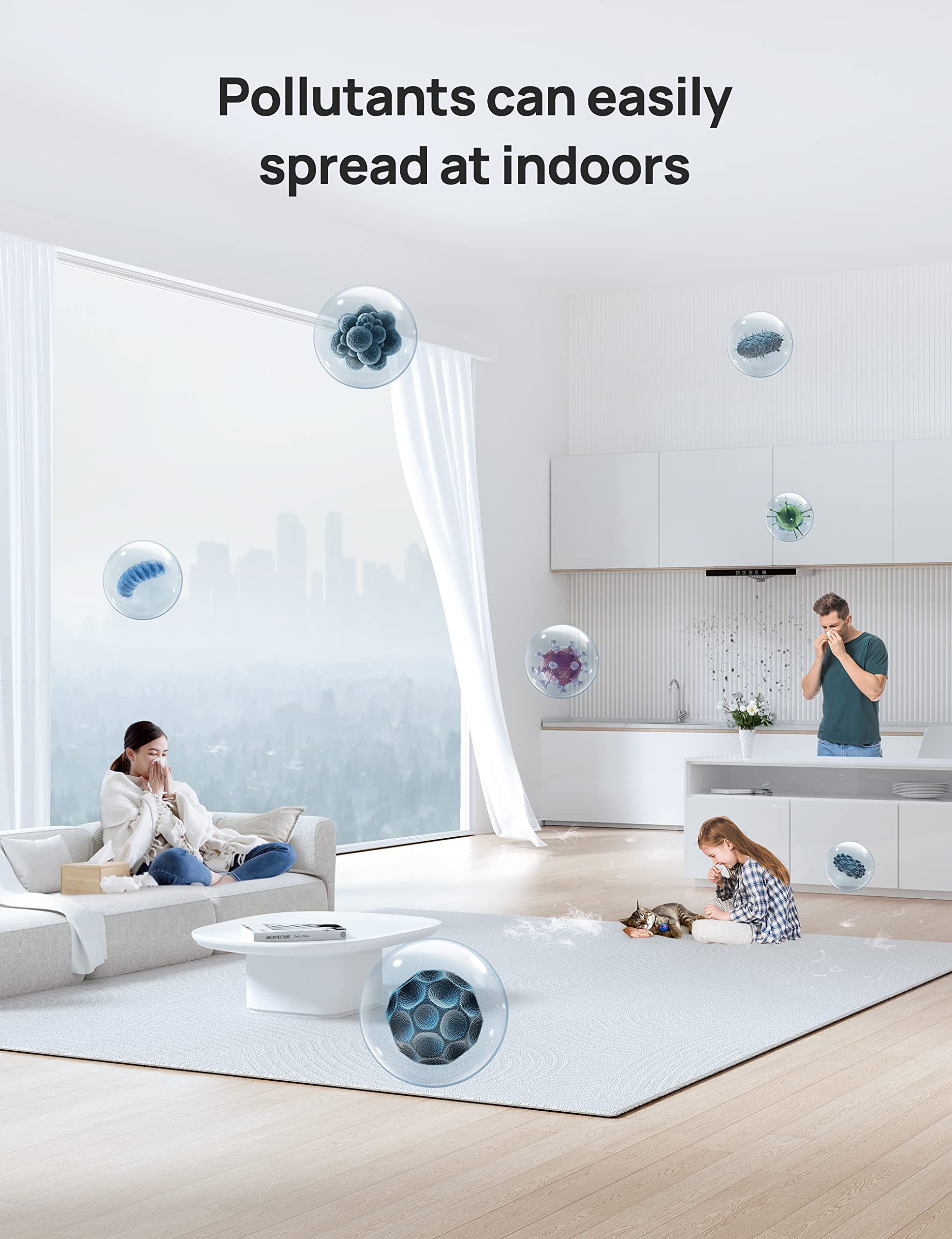 Dreo Air Purifiers Filter Replacement For Macro Max S, With 3-In-1 Filter, High-Efficiency Activated Carbon, Removes 99.985% Of