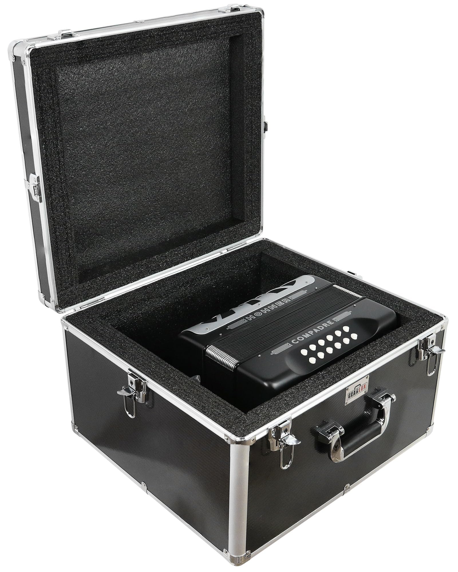 Gearlux ABS Hard Case for Panther, Compadre, and C2 Accordions - Black