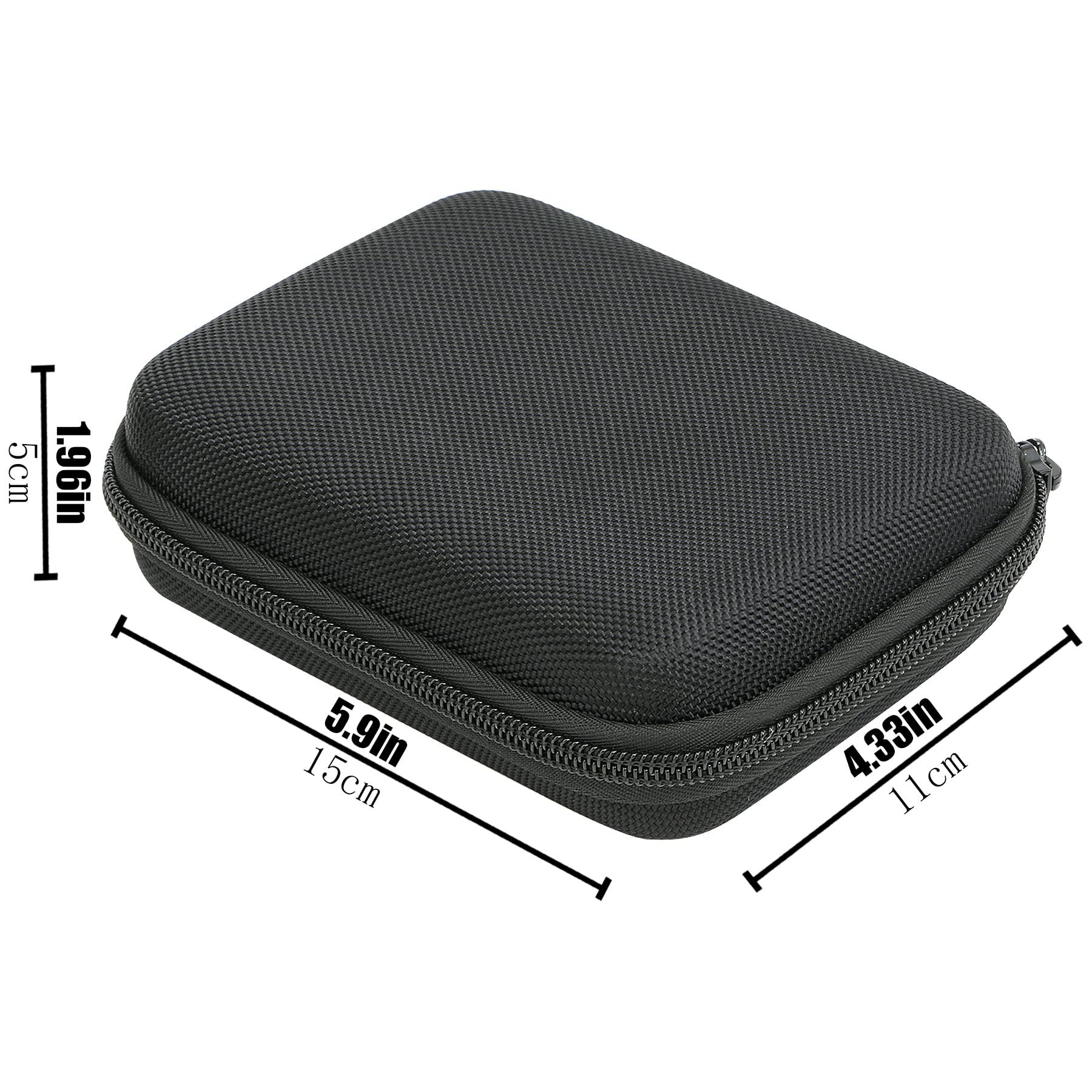 Aenllosi Hard Travel Case Replacement For Samsung T9/T7/T7 Touch/T7 Shield Portable Ssd,Black.(Only Case)