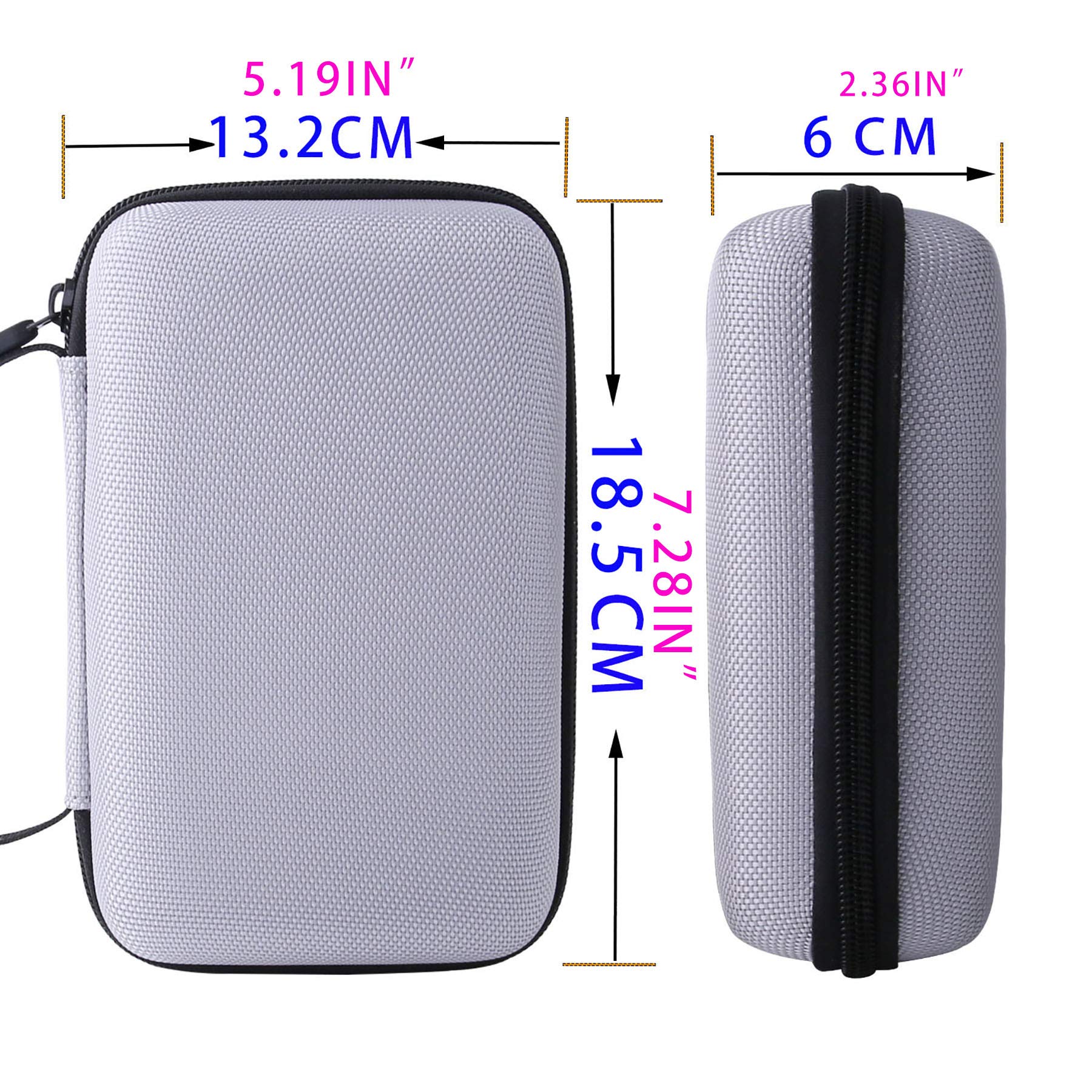 Waiyu Hard Eva Carrying Case For 3Doodler Start Essentials 3D Pen Set For Kids Case (Gray)