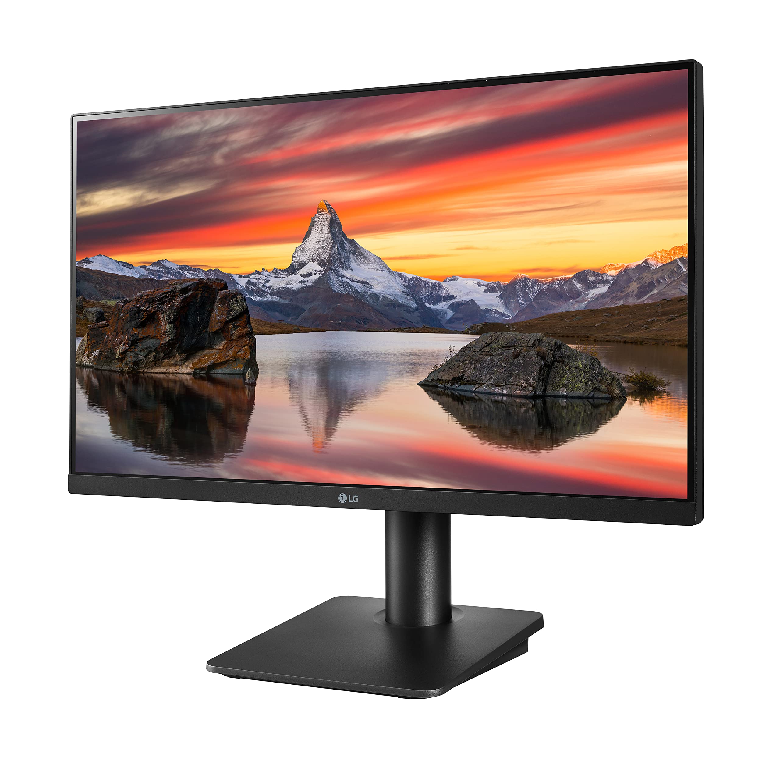 Lg 24Mp450 B Monitor 24 Full Hd (1920 X 1080) Ips Display, 3 Side Virtually Borderless Design, Amd Freesync, 5Ms Gtg Response Ti