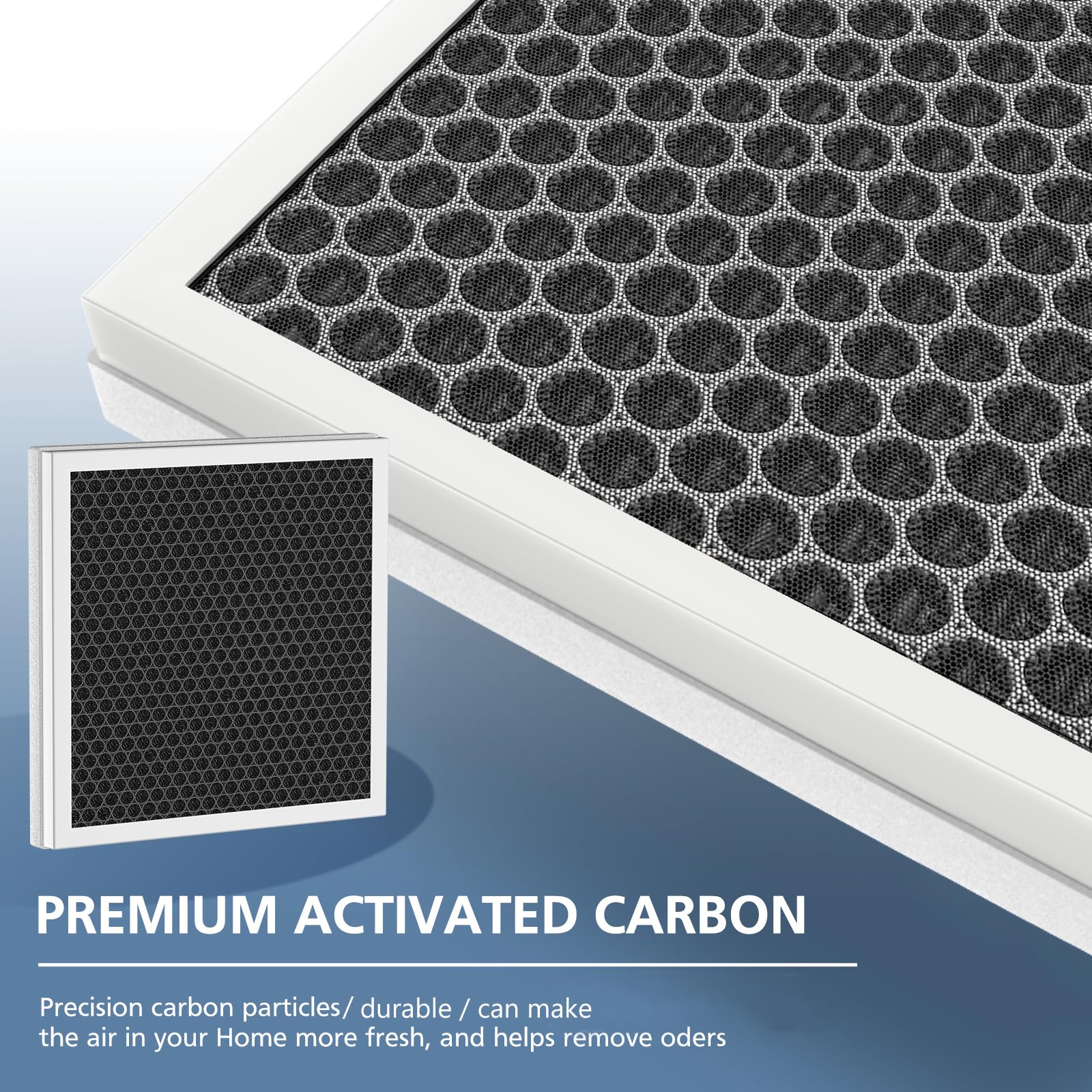 3 Pack E 300L Replacement Filt Er Compatible With Mooka Air Purifi Er And Mooka Family Air Purifi Ers, H13 True Hepa Filt Er Rep