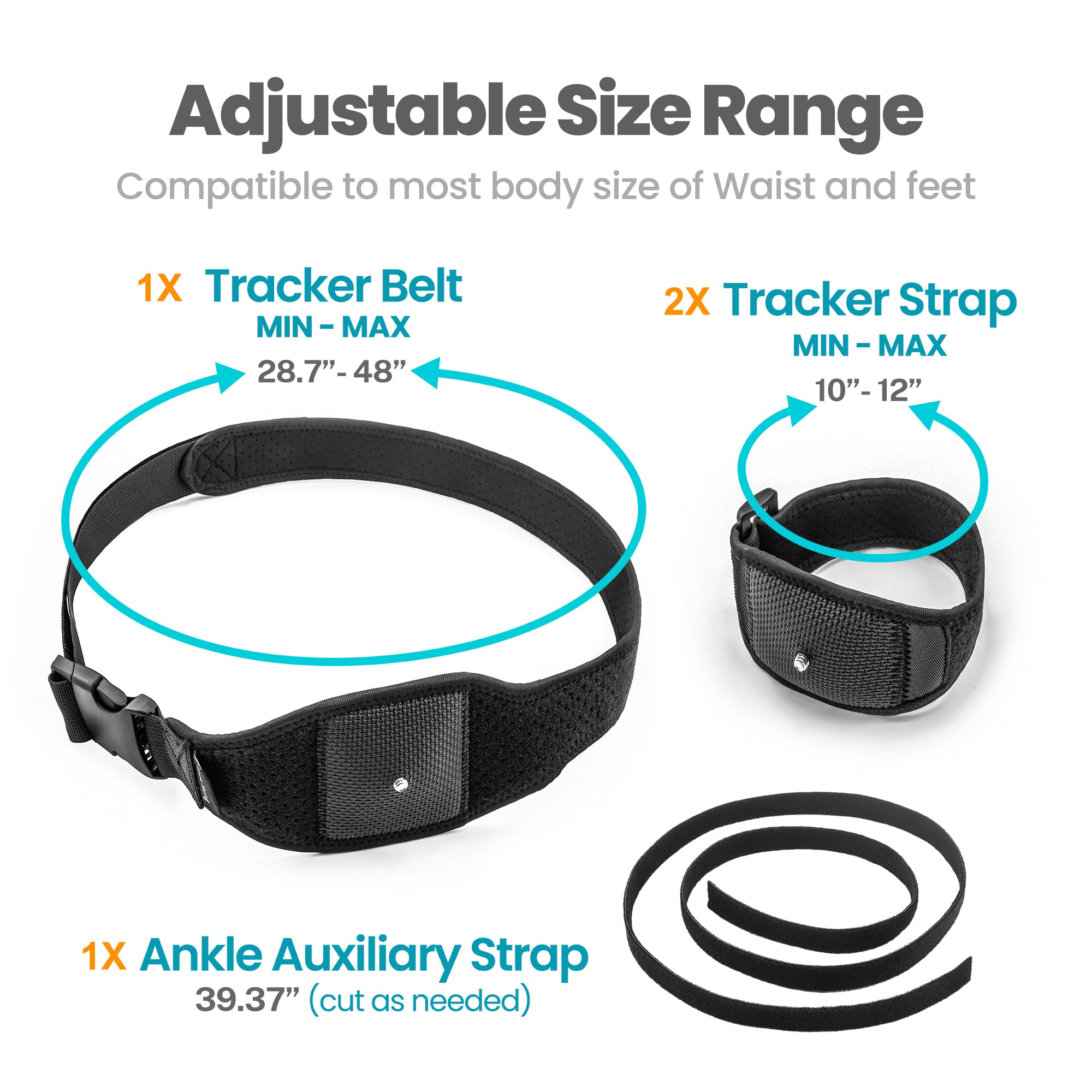 Park Sung Tracker Straps And Belt, Foot Trackerstrap For Htc Vive Tracker, Full Body Tracking, Adjustable, Structure And Materia
