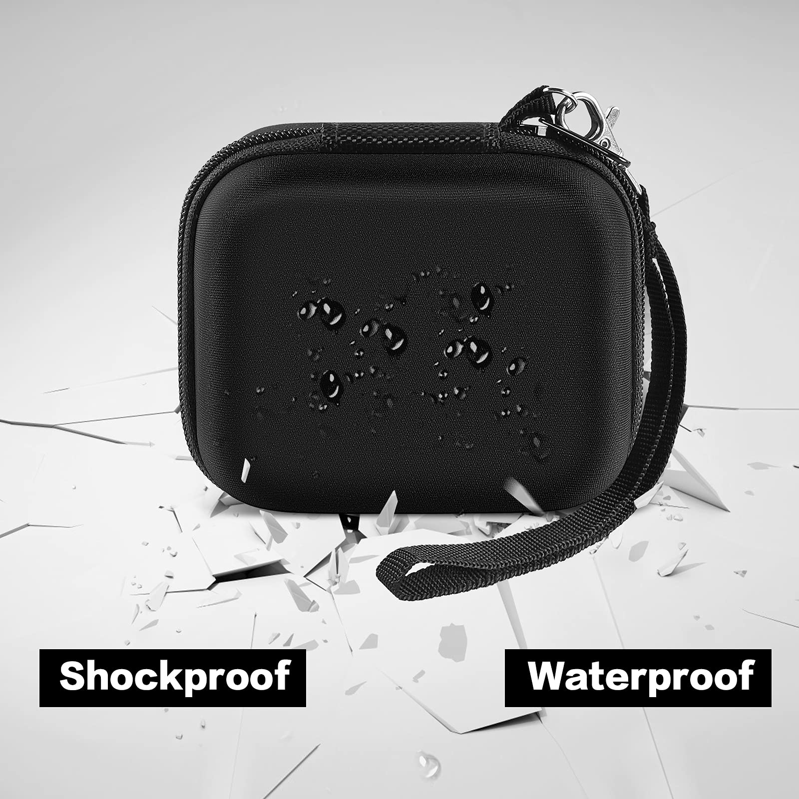 Ankhoh Case Compatible With Skull Shaver Electric Pitbull Pro Razor, Hard Travel Rotary Men Head Shavers Beard Trimmer Storage B