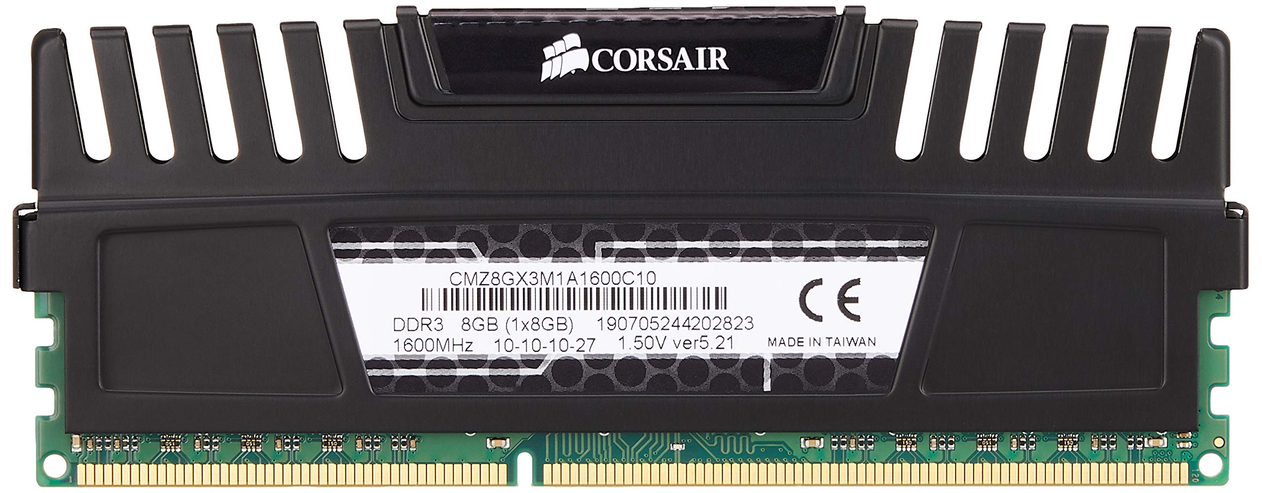 Corsair Vengeance 8Gb (1X8Gb) Ddr3 1600 Mhz (Pc3 12800) Desktop Memory 1.5V