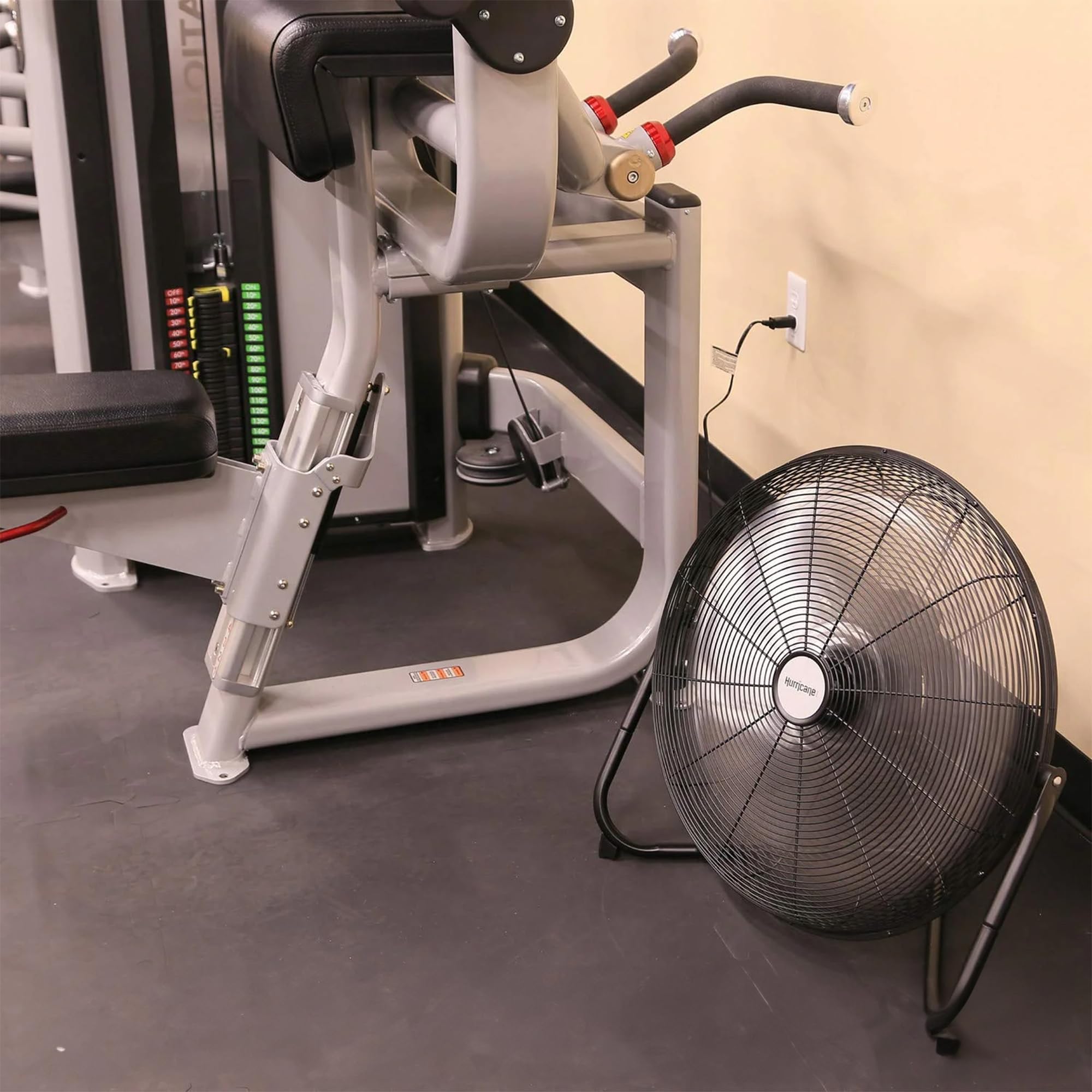 Hurricane Pro Series, 20 Inch High Velocity Heavy Duty Metal Orbital Floor Fan With 3 Adjustable Speed Settings And 360 Degree O
