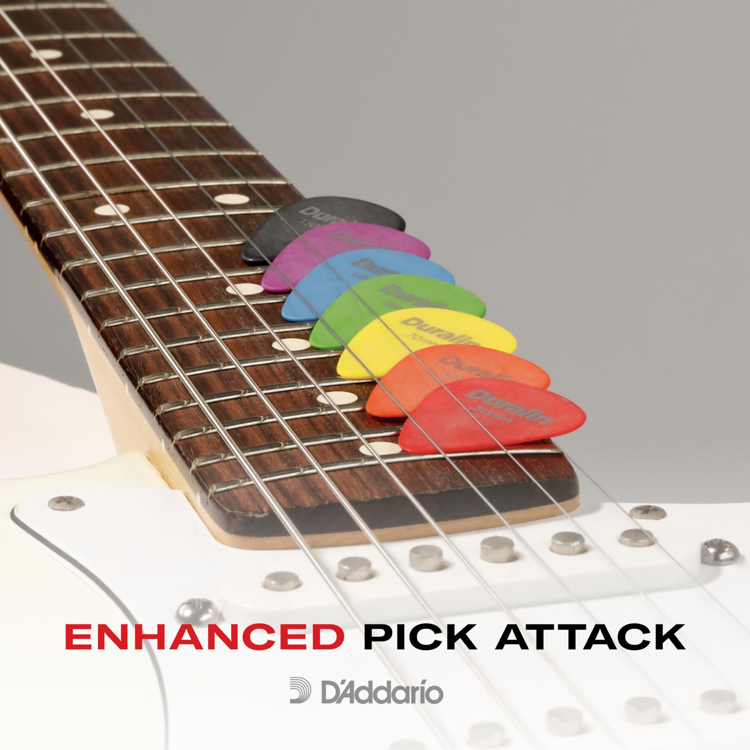 Daddario Duralin Precision Guitar Picks, Extra Heavy, 10 Pack