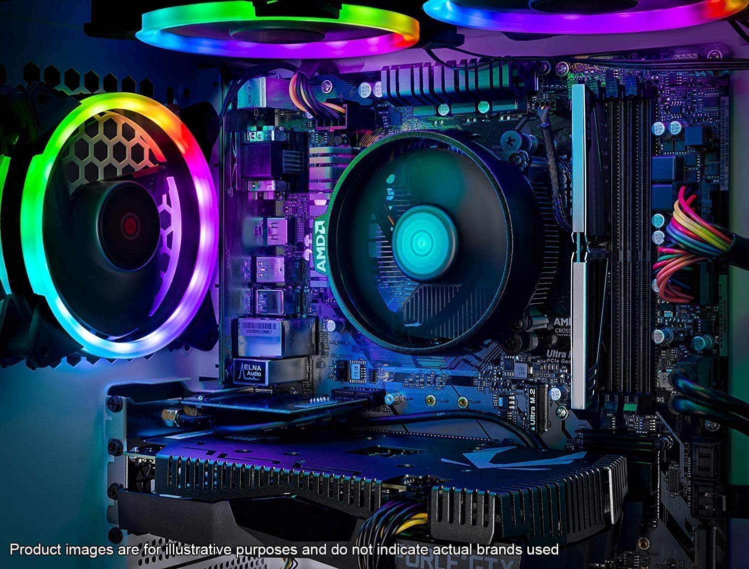 Skytech Archangel 3.0 Gaming Computer Pc Desktop   Ryzen 5 3600 6 Core 3.6Ghz, Gtx 1650 Super 4G, 500Gb Ssd, 16Gb Ddr4 3000, Ac
