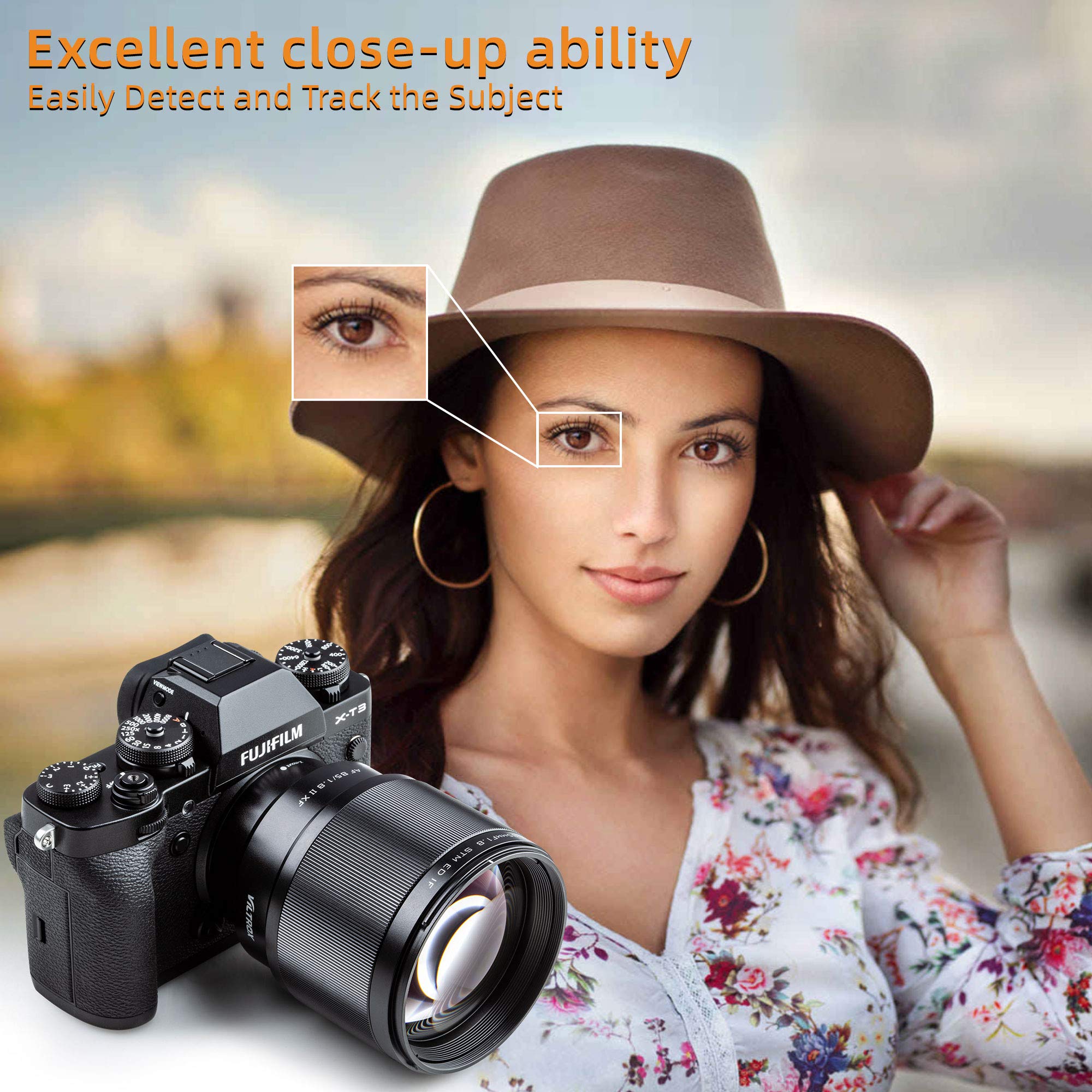 Viltrox 85Mm F1.8 Mark Ii For Fuji X Mount 85Mm Ii Lens Af Auto Lens Portrait Fixed Focus Lens For Fujifilm Fuji X Mount Camera