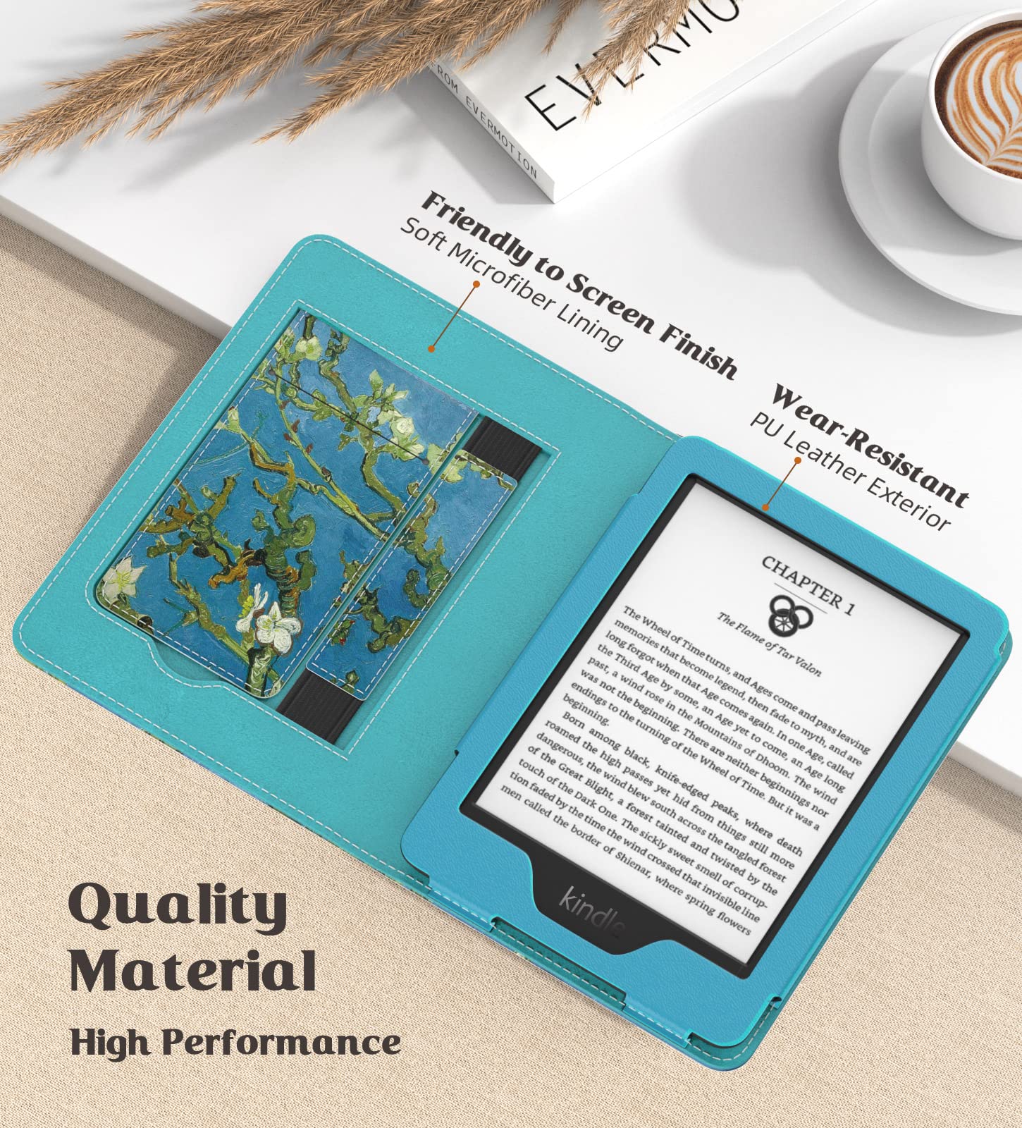 Moko Case Fits All New 6'' Kindle (11Th Generation, 2022 Release)/ Kindle (10Th Gen,2019)/ Kindle (8Th Gen, 2016), Ultra Lightwe