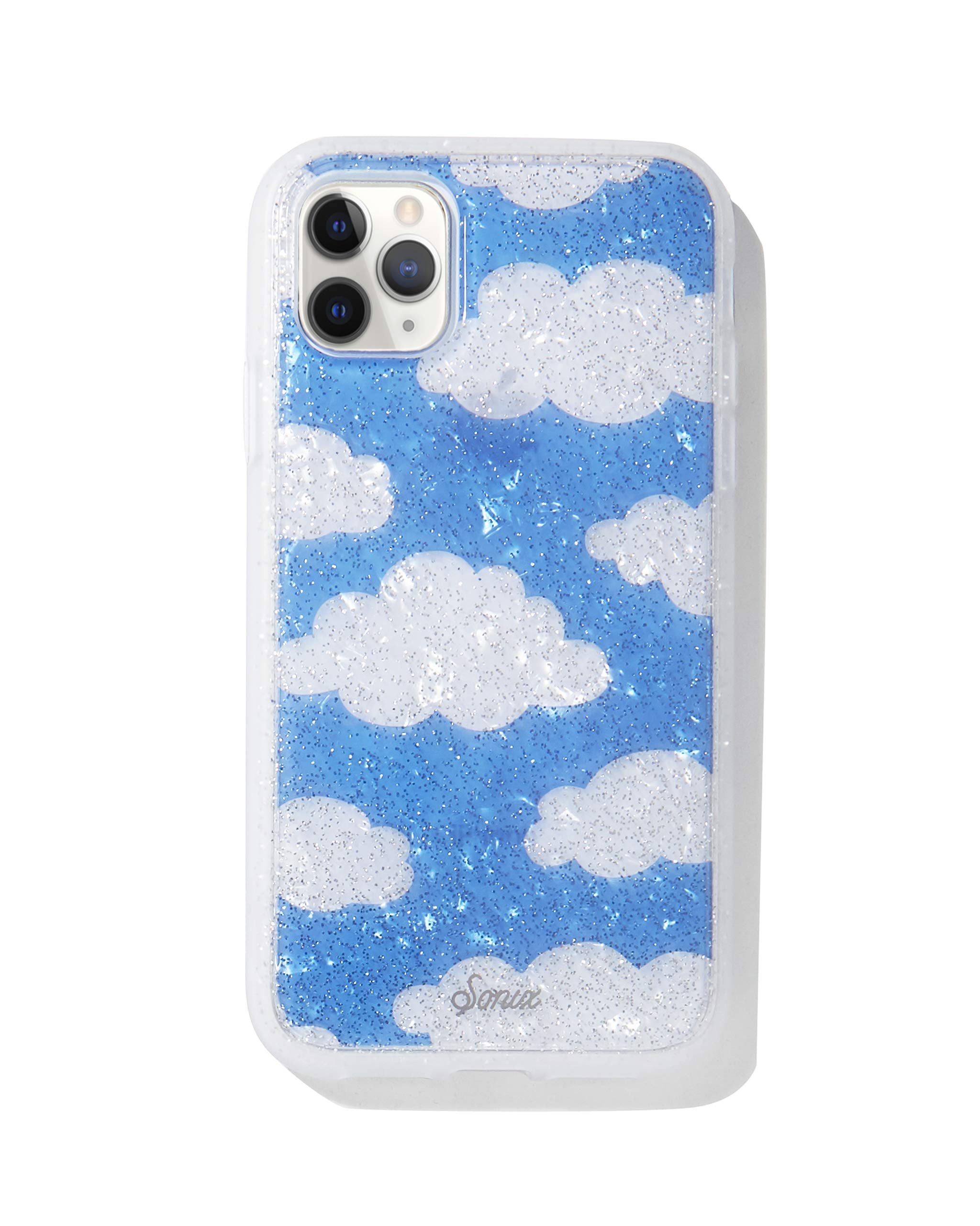 Sonix Day Dream (Marble Clouds) Case For Iphone 11Pro [10Ft Drop Tested] Protective Blue Tort Tortoise Shell Marble Glitter Case