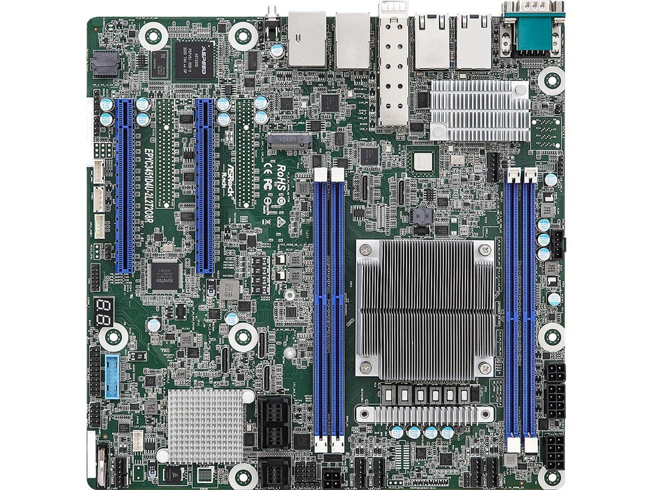 ASRock SV MB EPYC3451D4U2L2T2O8R AMD EPYC3451 SP4 Max128GB DDR4 MicroATX