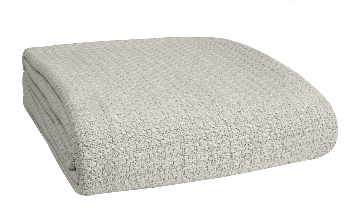 Elvana Home 100 Cotton Bed Blanket, Breathable Bed Blanket Twin Size, Cotton Thermal Blankets Twin, Perfect For Layering Any Bed