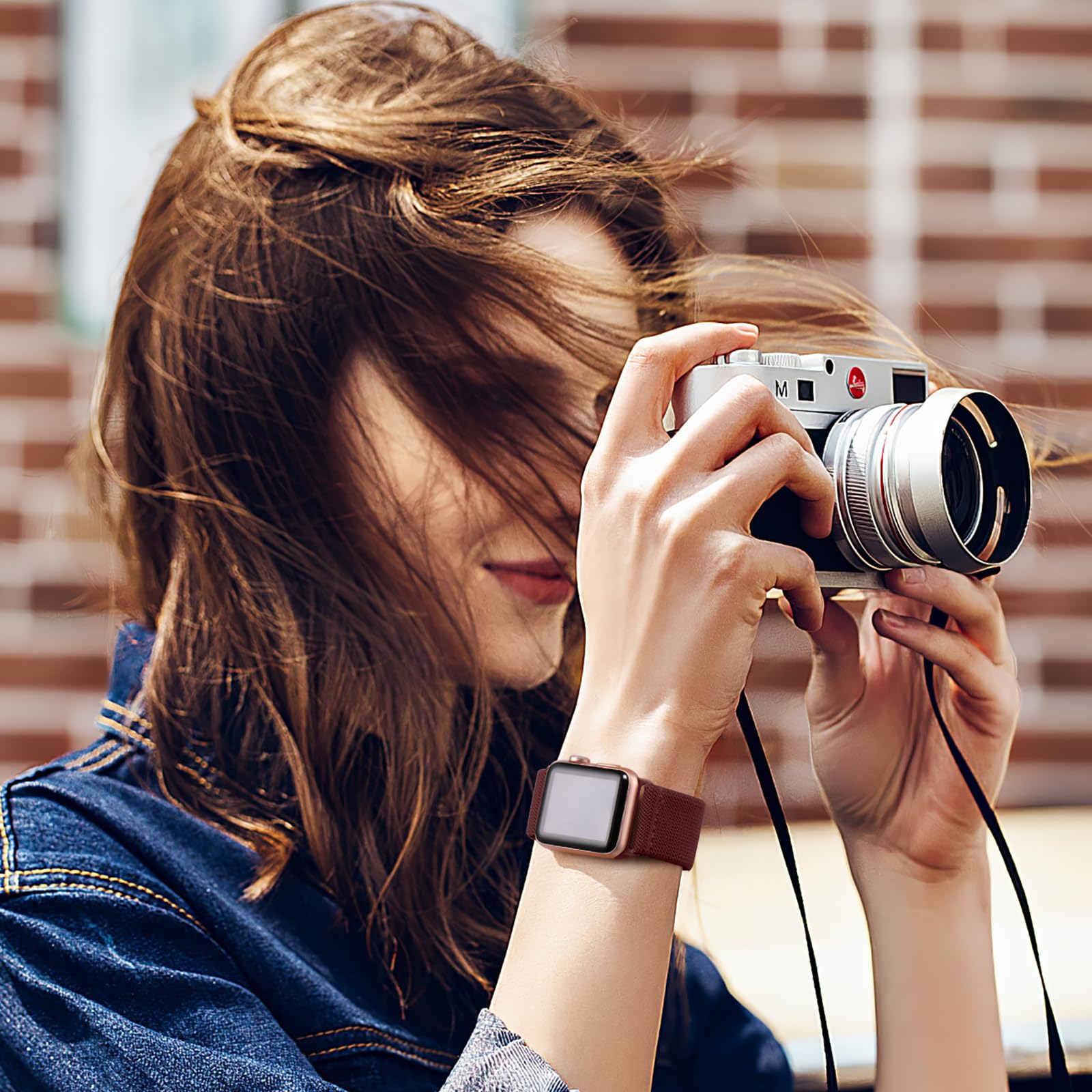 Lerobo Band Compatible With Apple Watch Series 9 41Mm 42Mm Series 3 38Mm Se 40Mm For Women Men For Iwatch Bands Series 10 8 7 6